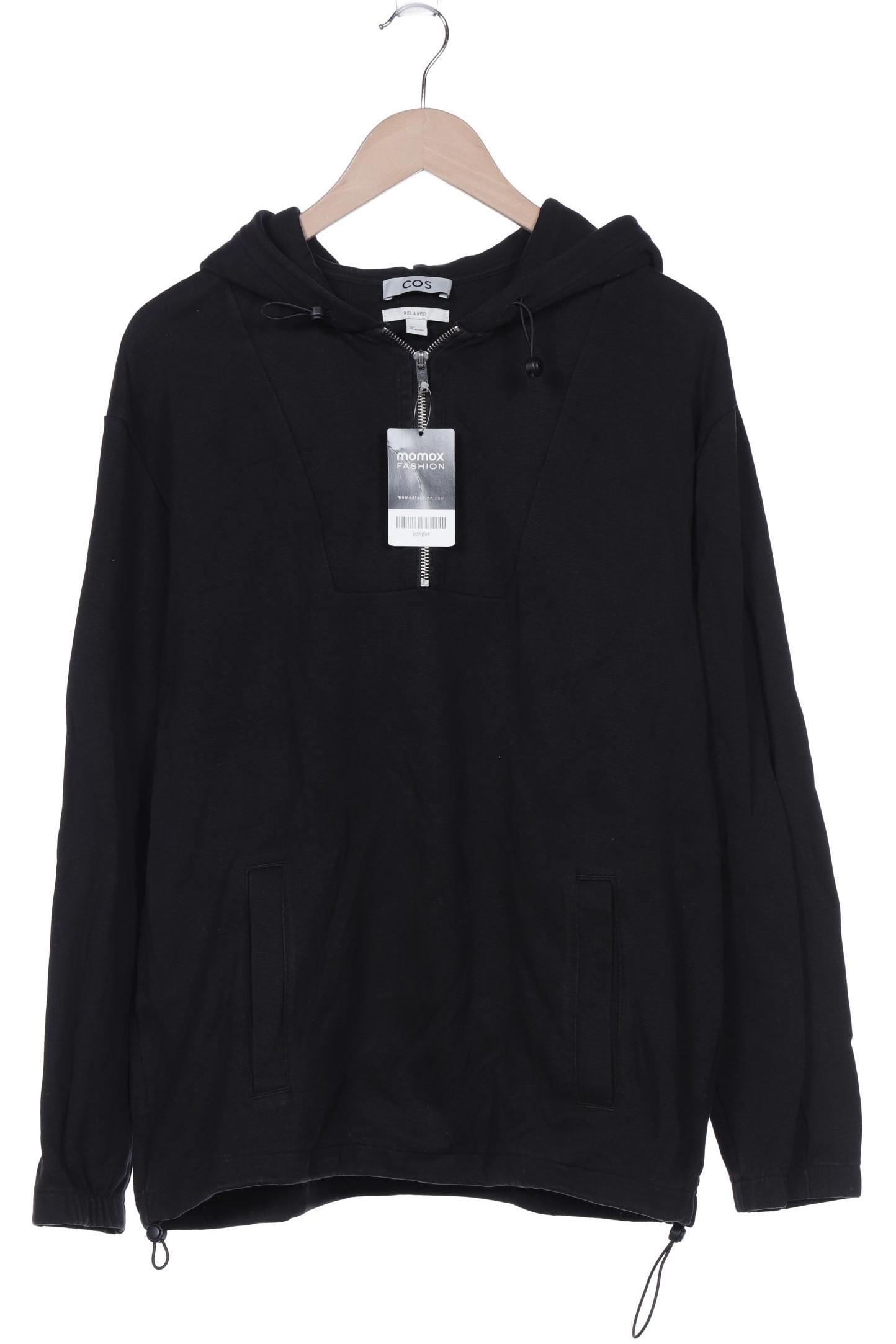 

COS Herren Kapuzenpullover, schwarz, Gr. 52