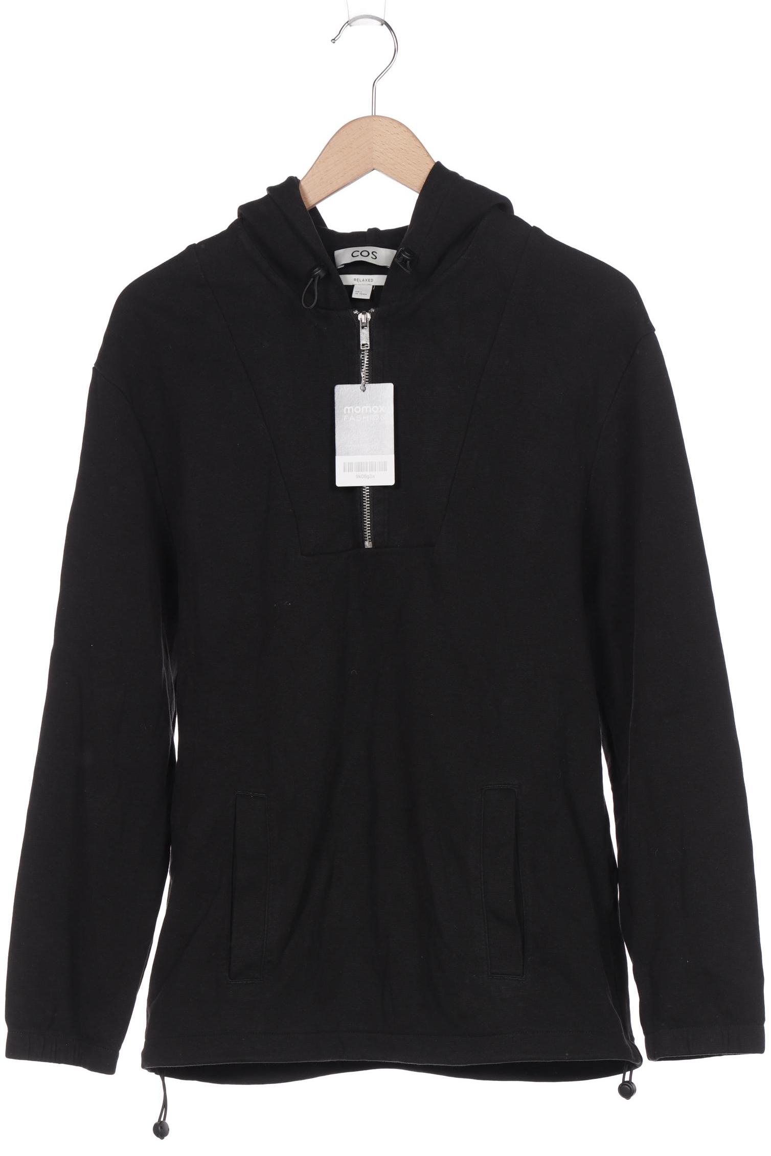 

COS Herren Kapuzenpullover, schwarz, Gr. 46
