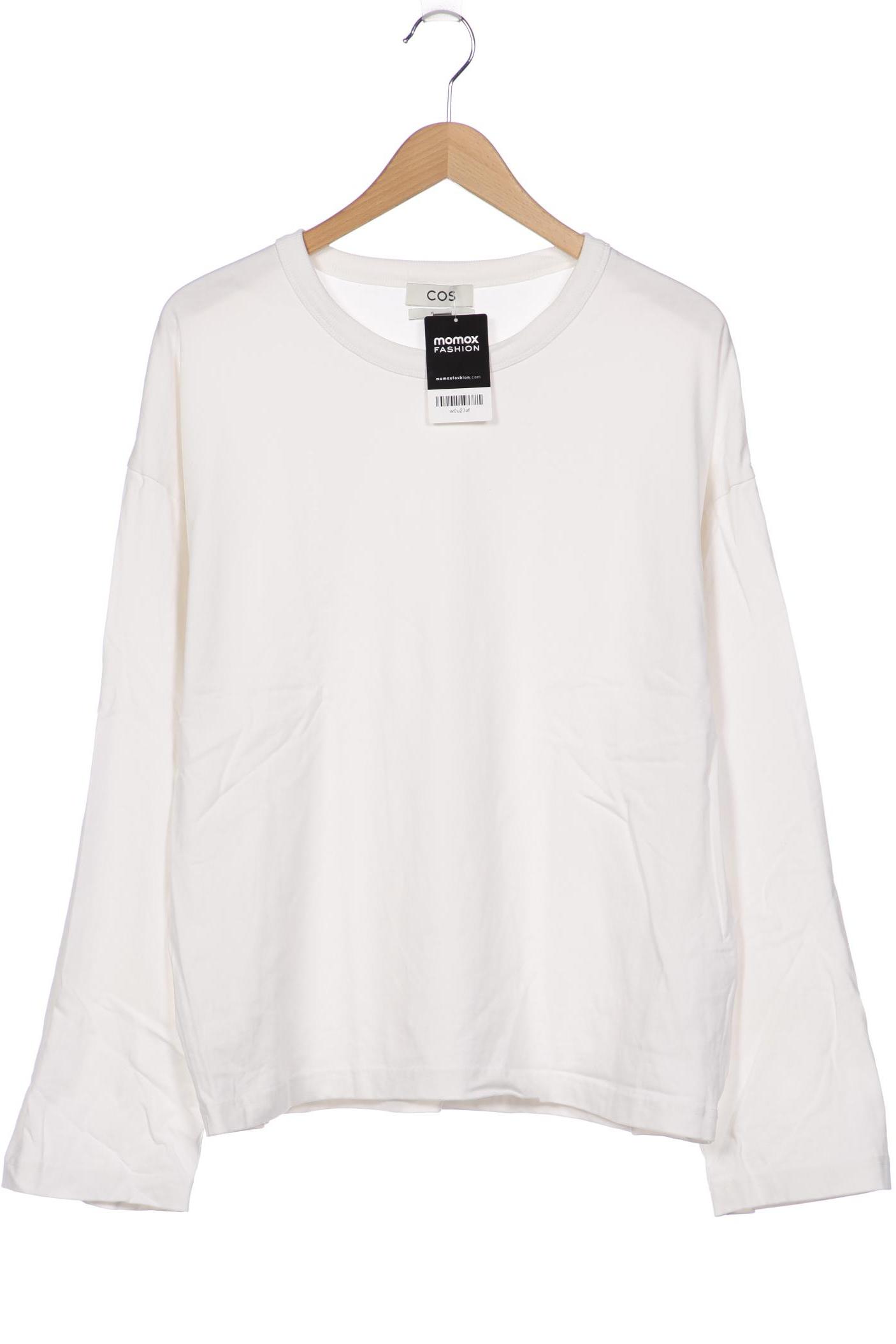

COS Herren Langarmshirt, weiß, Gr. 52