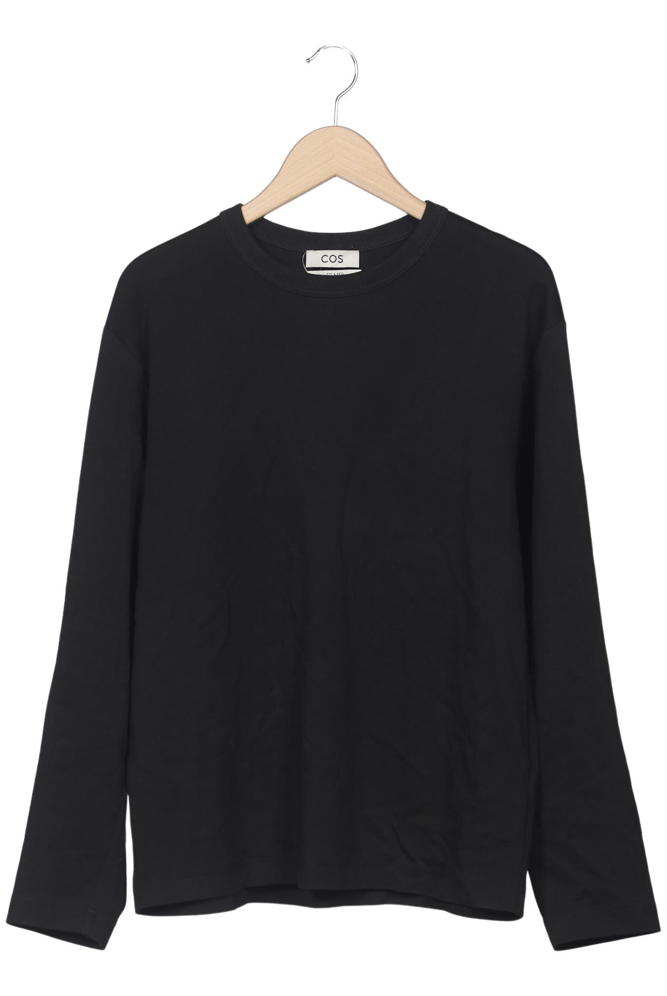 

COS Herren Langarmshirt, schwarz, Gr. 46