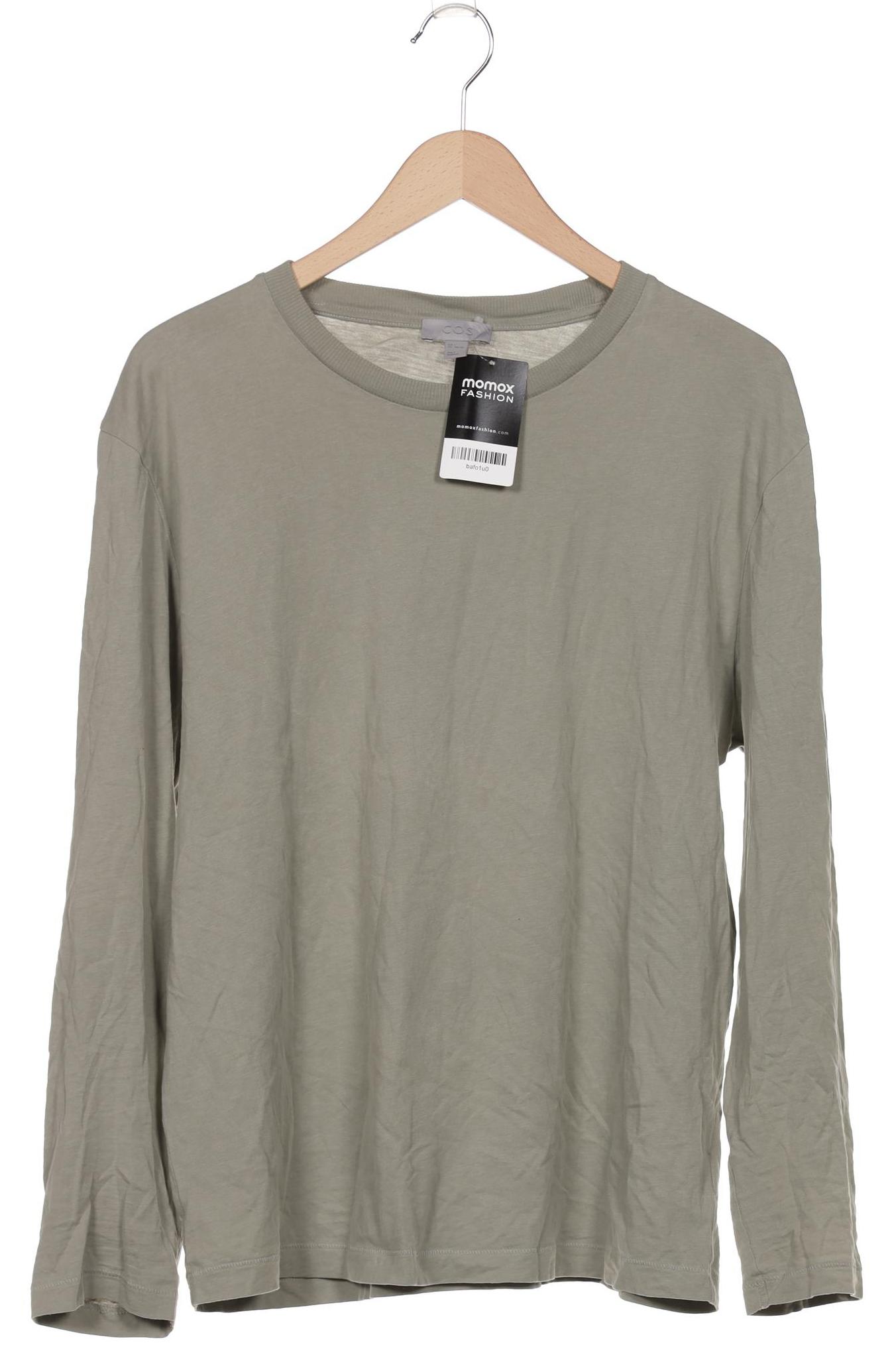 

COS Herren Langarmshirt, grün, Gr. 52