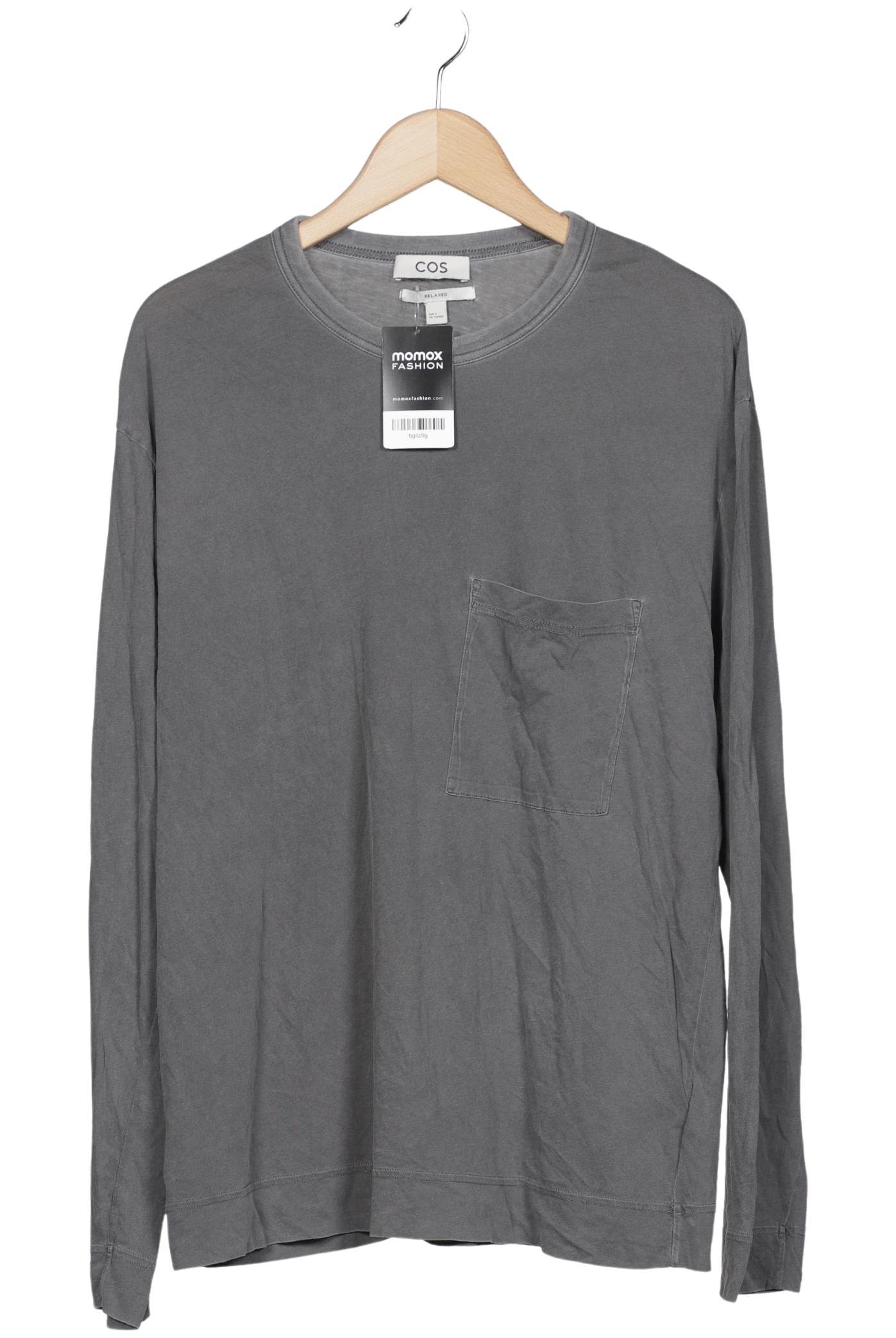 

COS Herren Langarmshirt, grau, Gr. 46