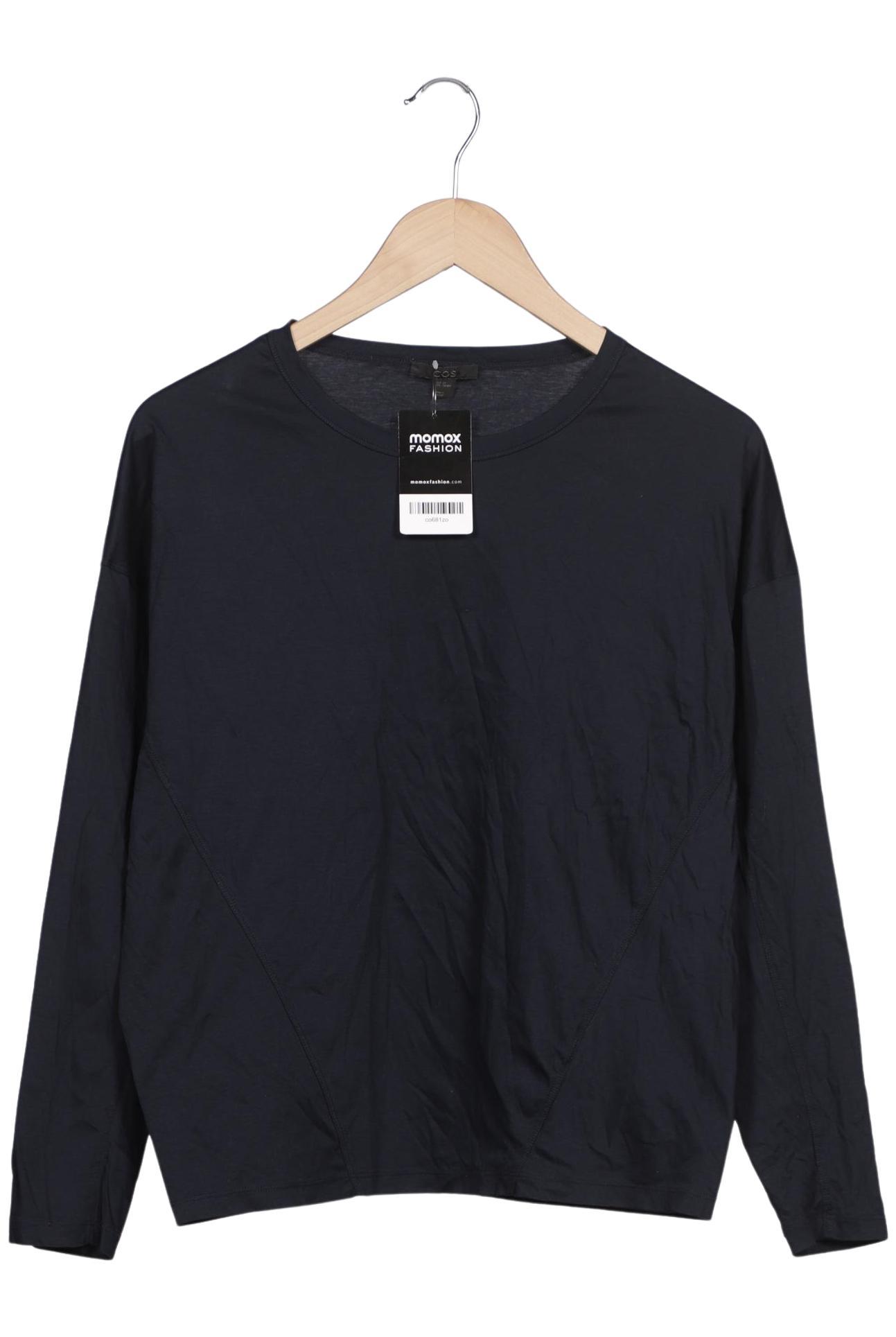 

COS Herren Langarmshirt, marineblau, Gr. 44