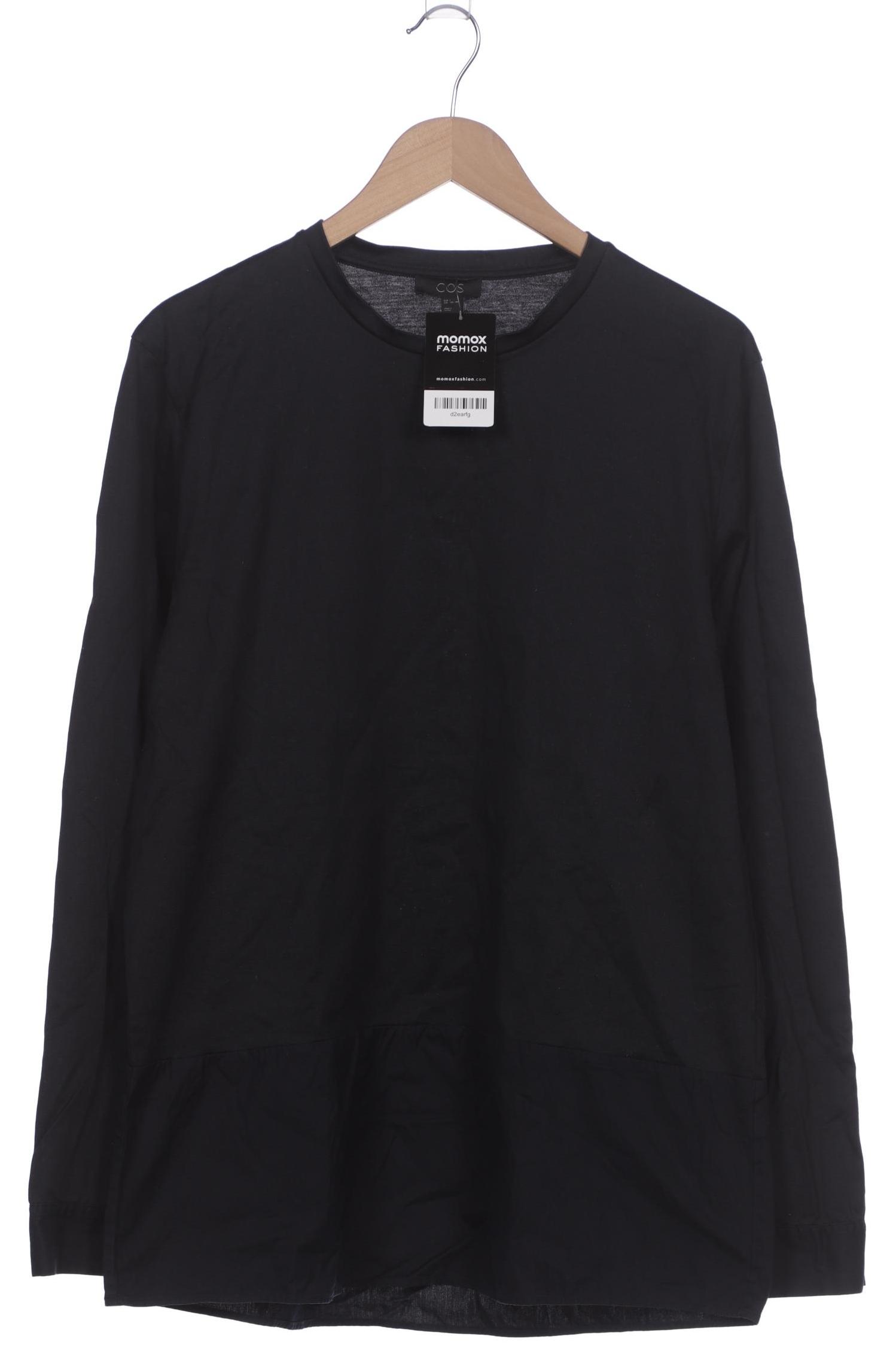 

COS Herren Langarmshirt, marineblau, Gr. 52