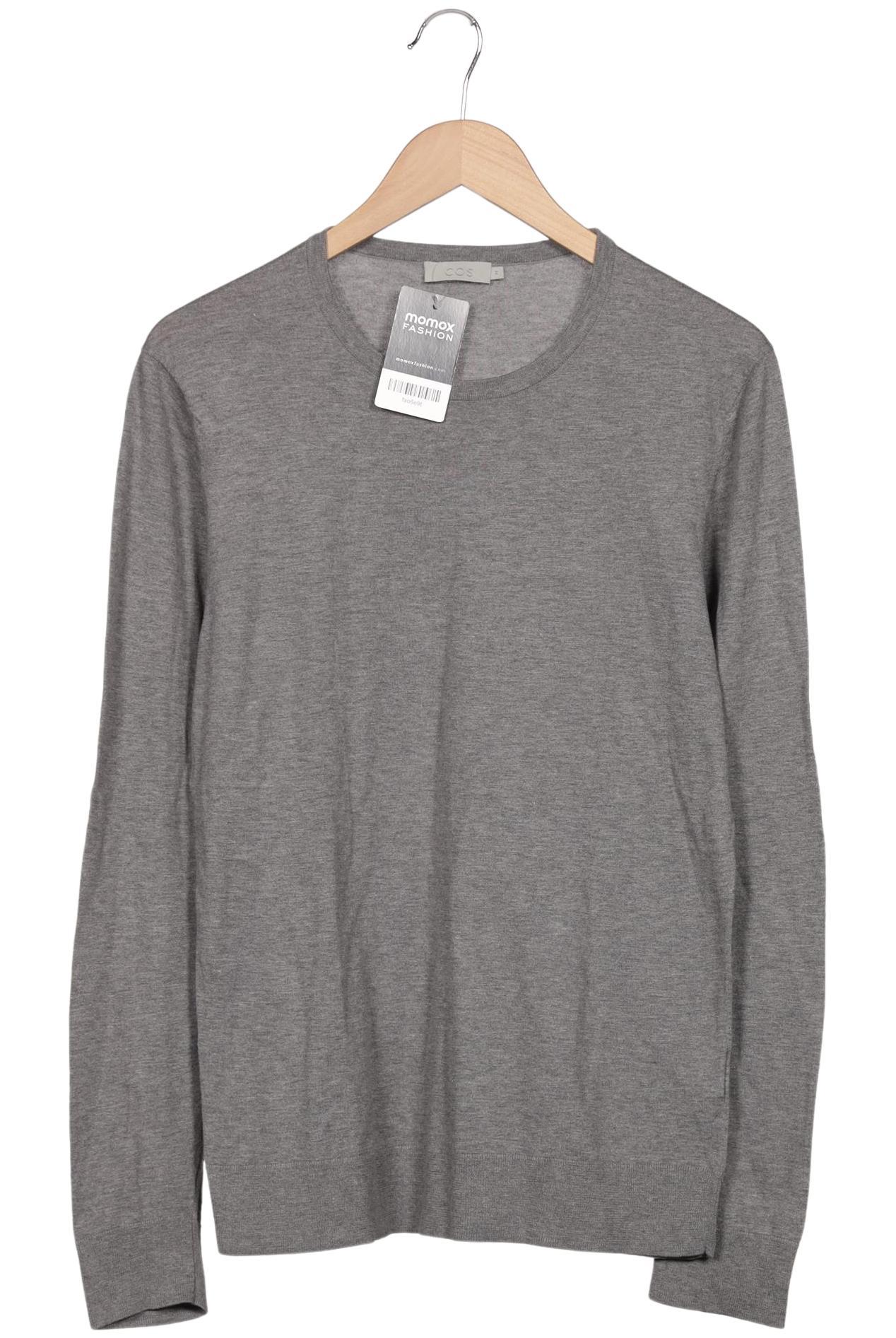 

COS Herren Langarmshirt, grau, Gr. 48