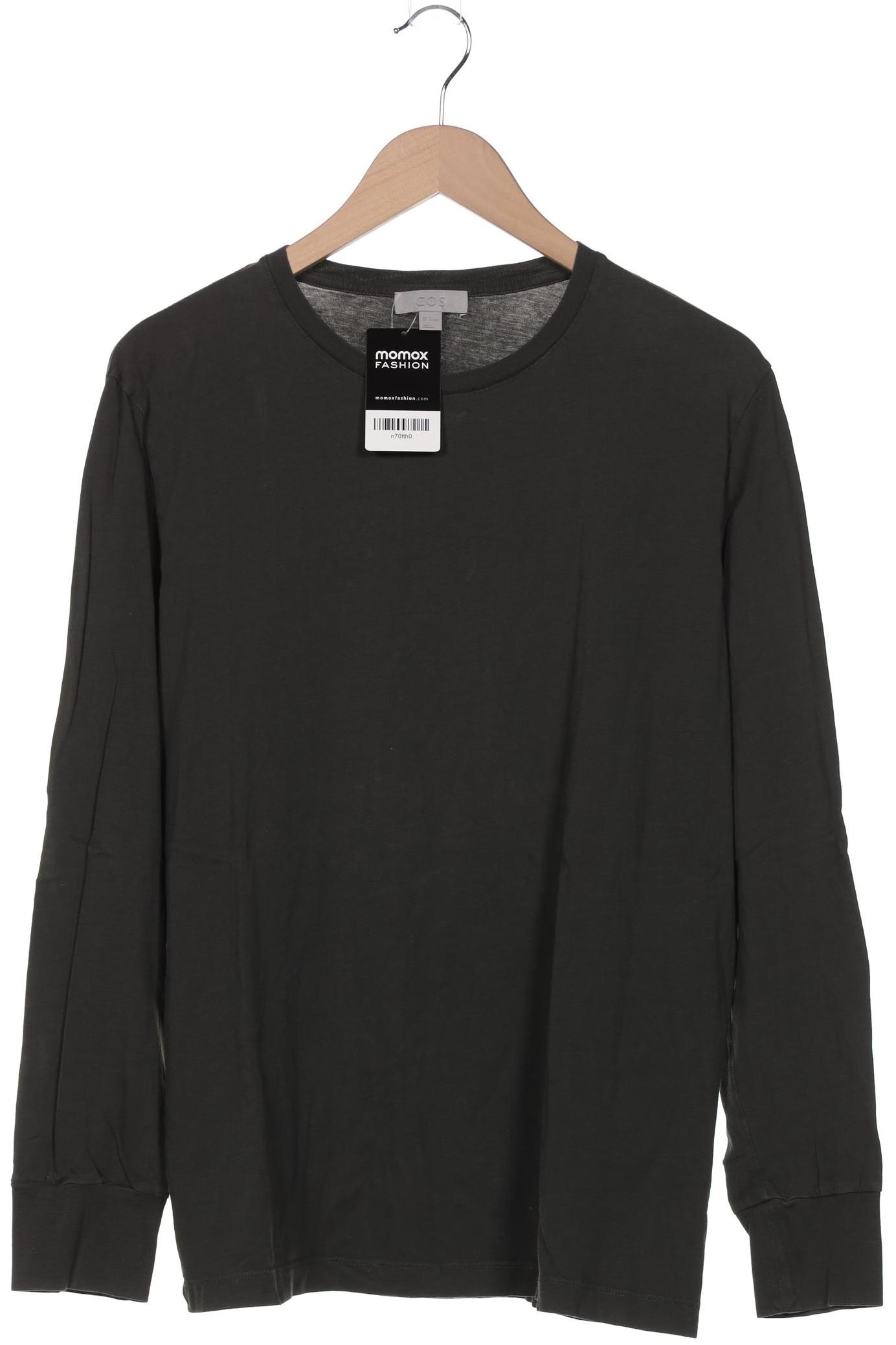 

COS Herren Langarmshirt, grün, Gr. 48