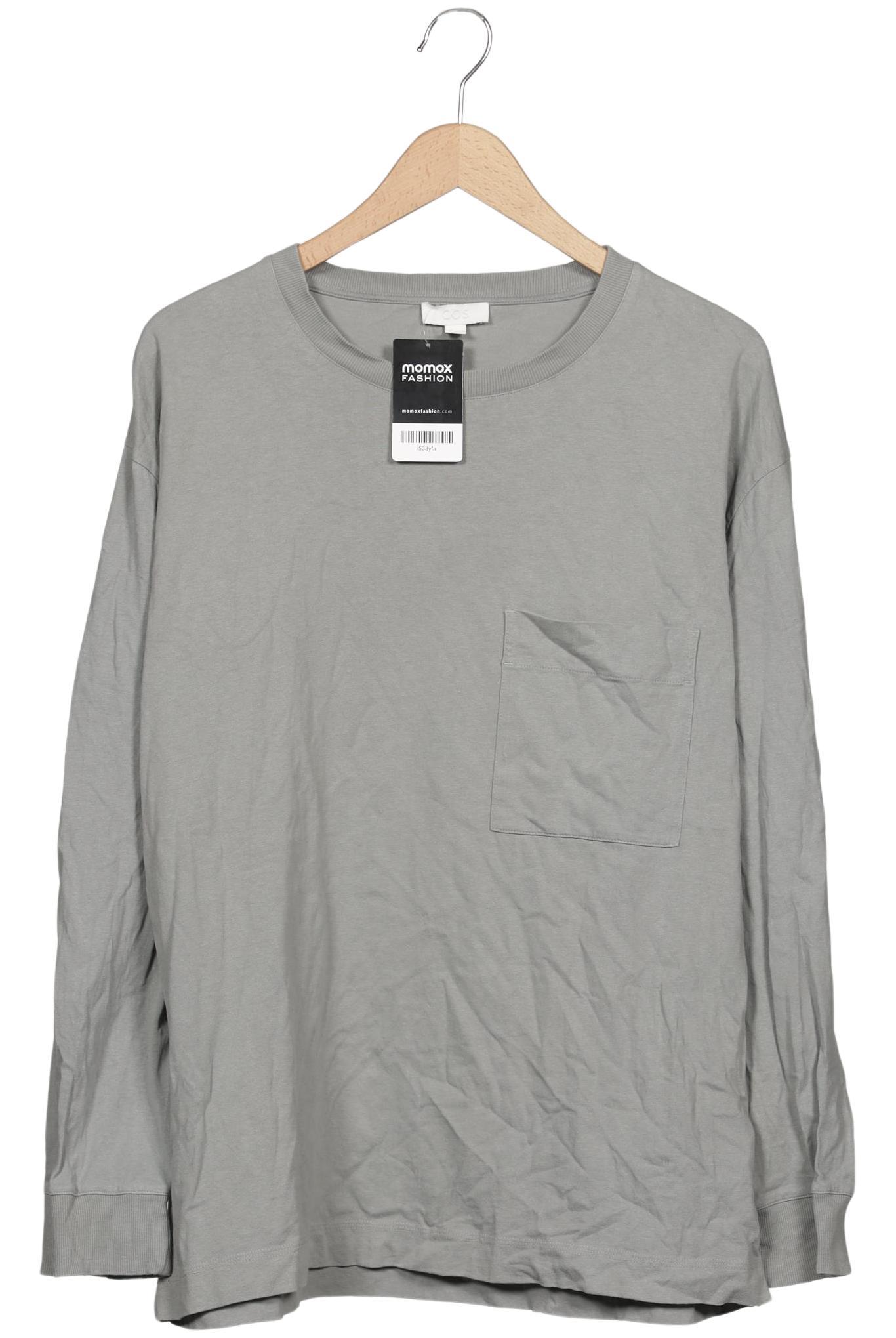 

COS Herren Langarmshirt, grau, Gr. 52