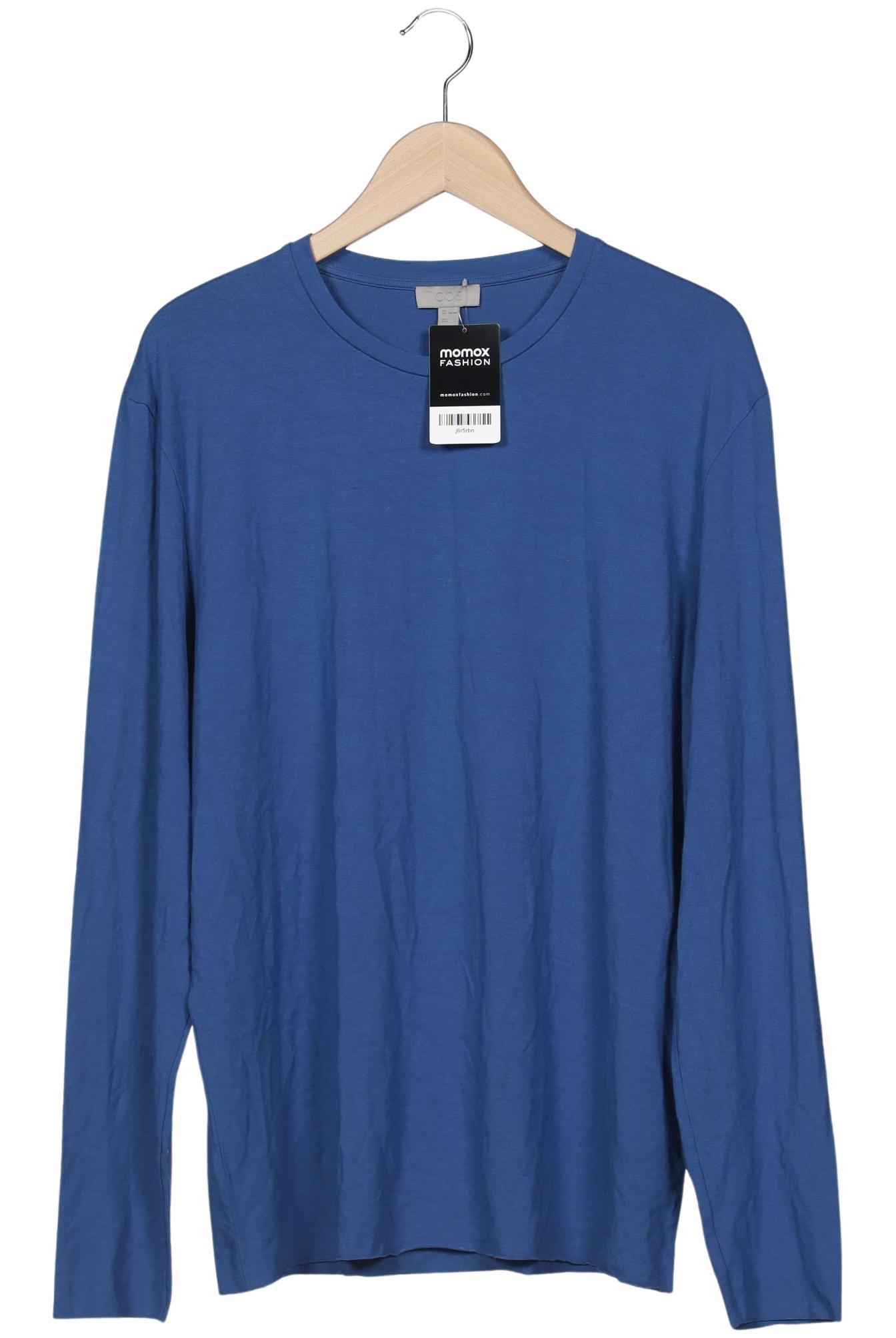 

COS Herren Langarmshirt, blau, Gr. 52
