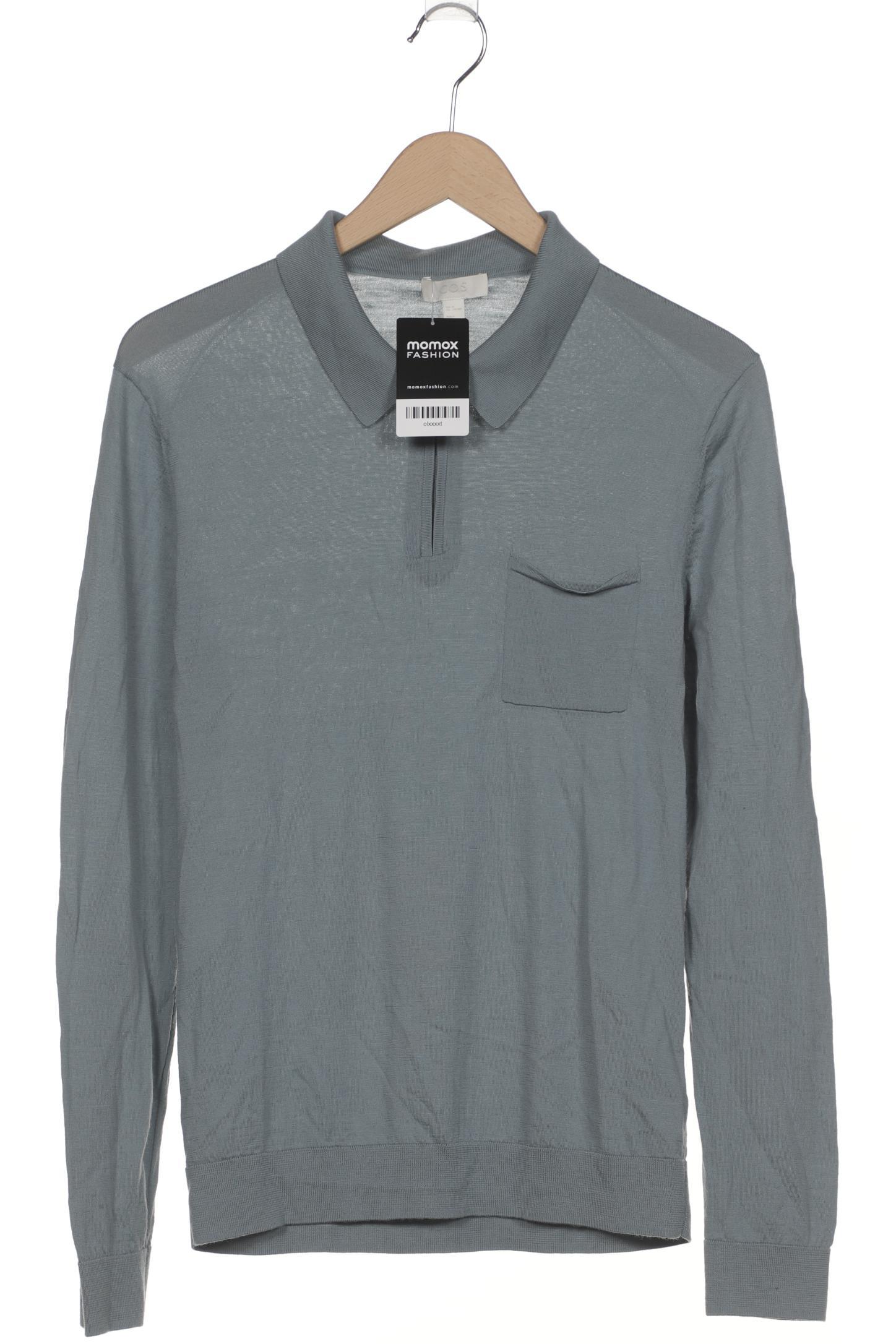 

COS Herren Langarmshirt, blau, Gr. 48