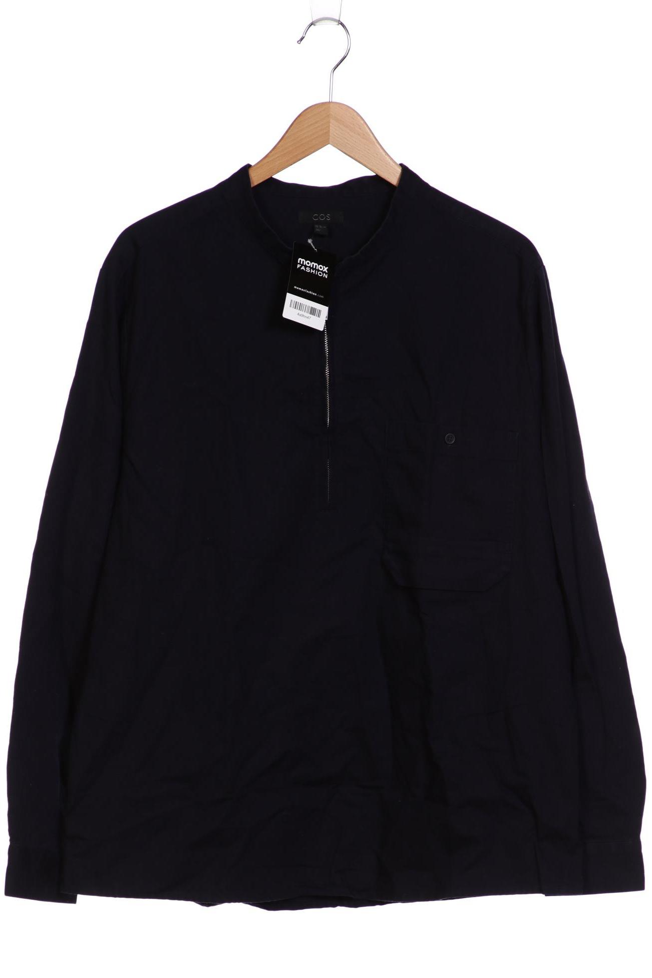 

COS Herren Langarmshirt, marineblau, Gr. 54