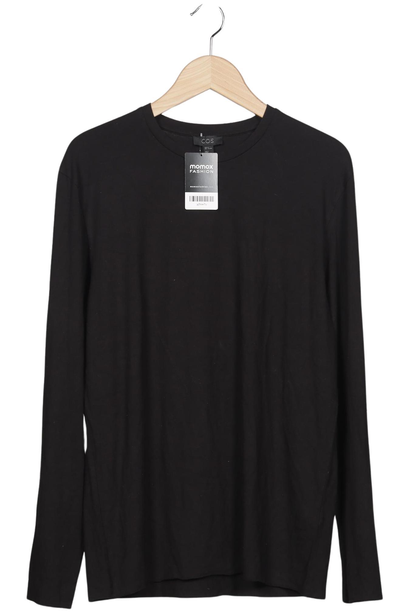 

COS Herren Langarmshirt, schwarz, Gr. 48