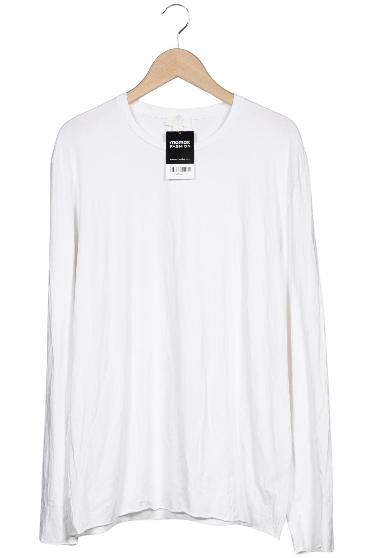 

COS Herren Langarmshirt, weiß, Gr. 54