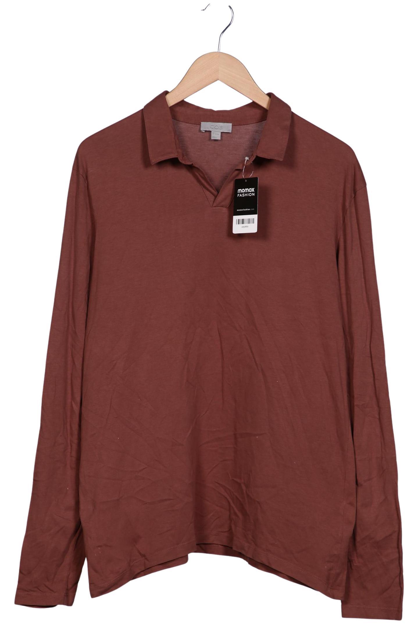 

COS Herren Langarmshirt, braun, Gr. 52