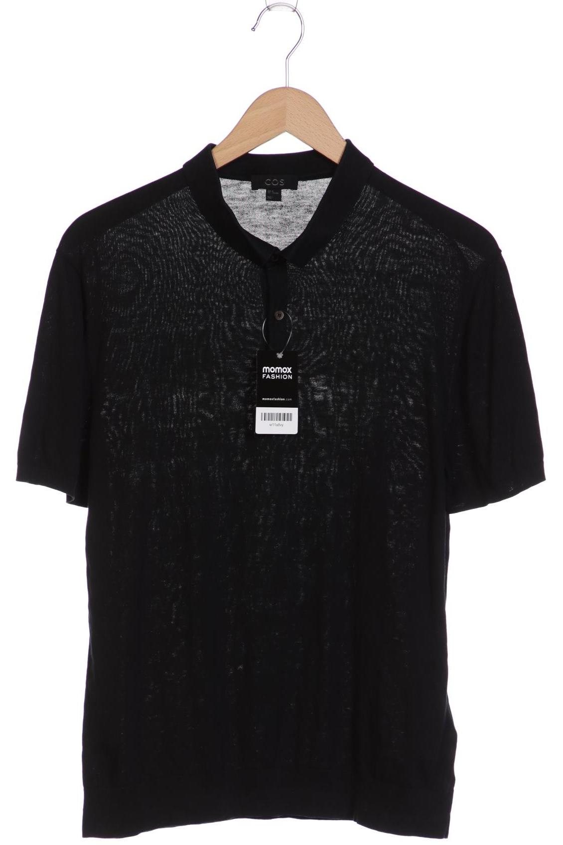 

COS Herren Poloshirt, schwarz, Gr. 48