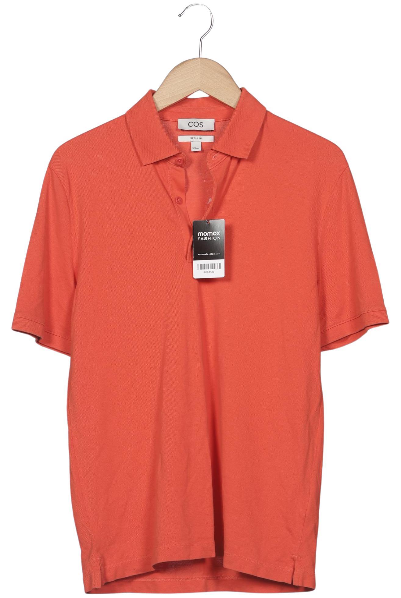 

COS Herren Poloshirt, orange, Gr. 46