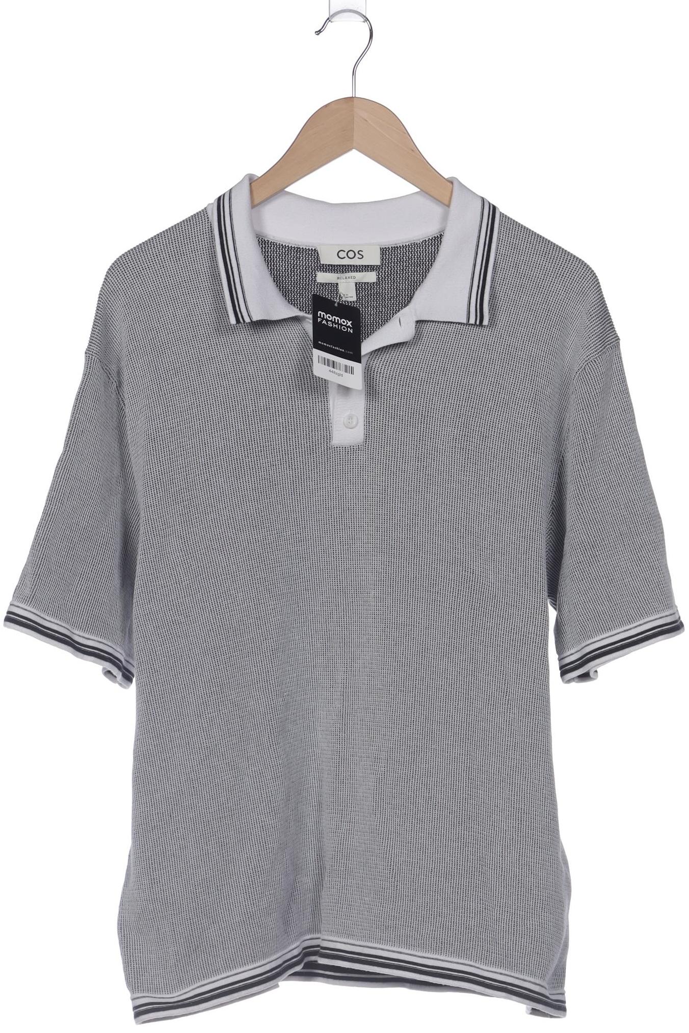 

COS Herren Poloshirt, grau, Gr. 54