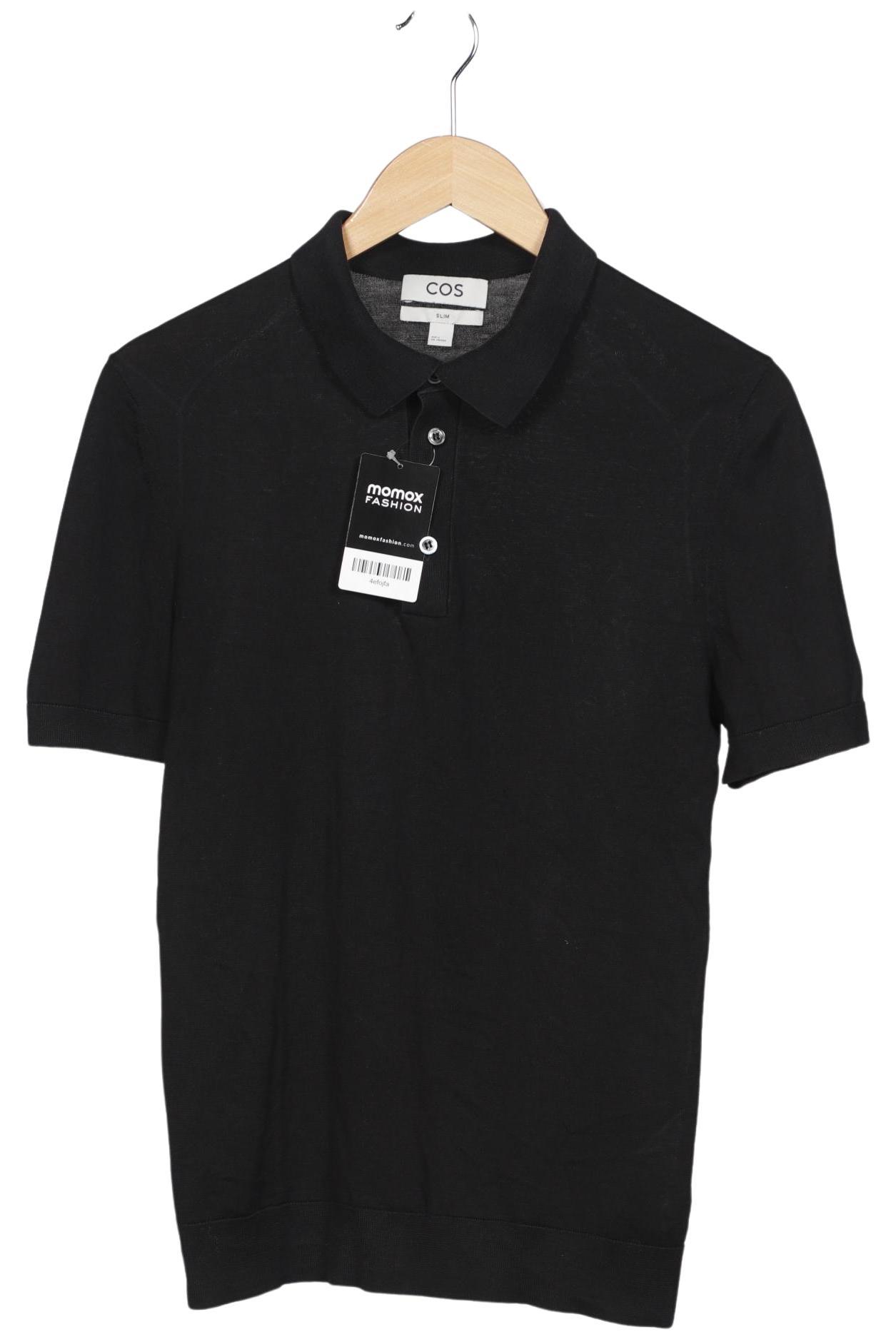 

COS Herren Poloshirt, schwarz, Gr. 46