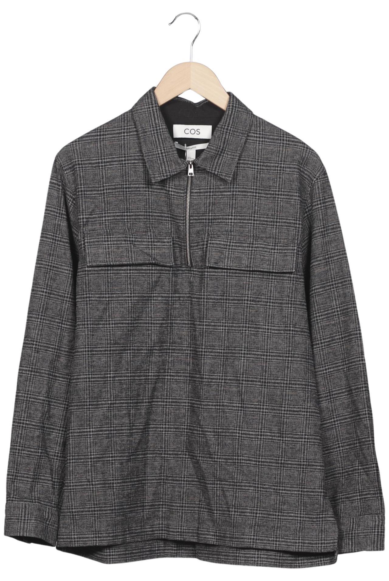 

COS Herren Poloshirt, grau, Gr. 48