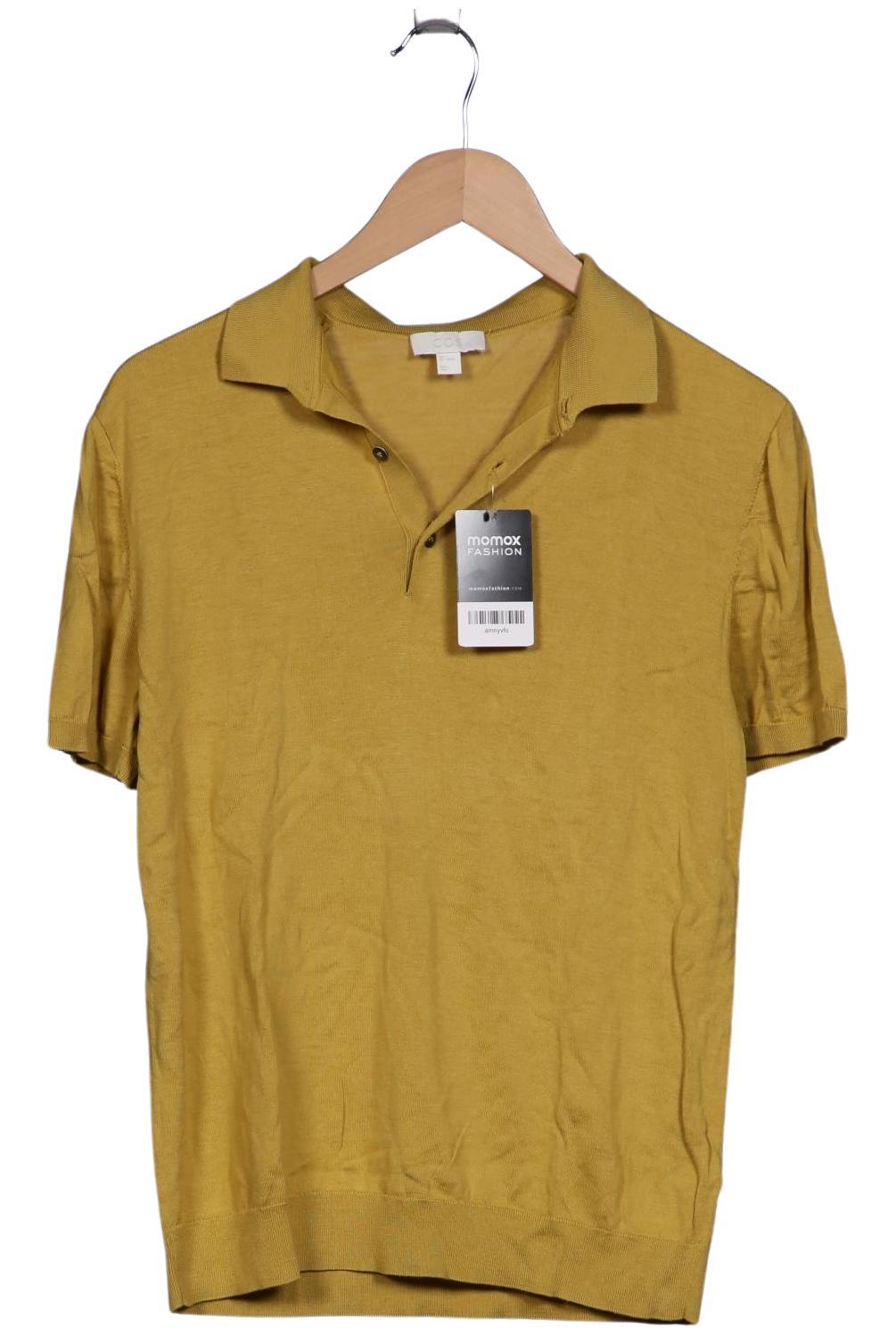 

COS Herren Poloshirt, gelb, Gr. 46