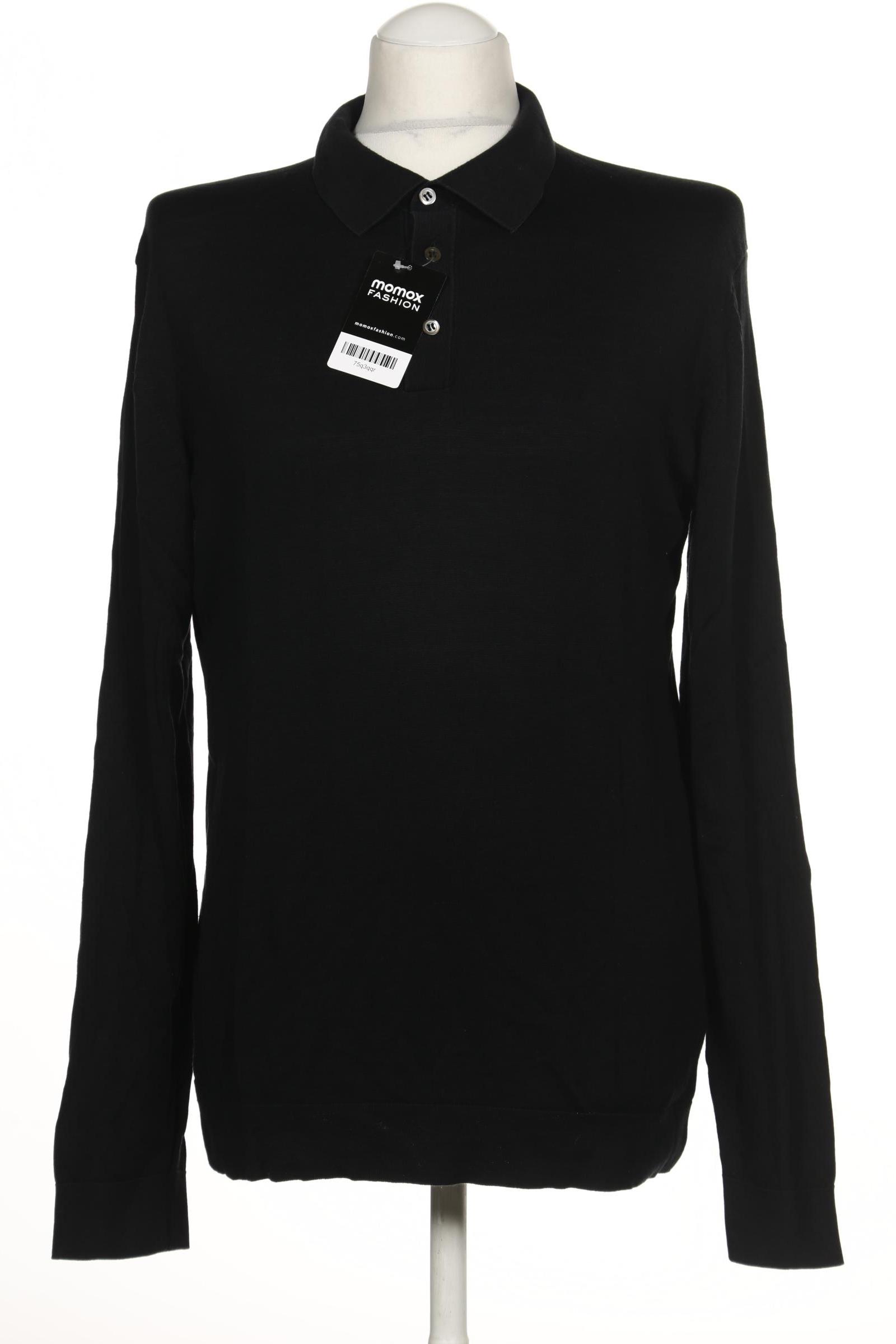 

COS Herren Poloshirt, schwarz