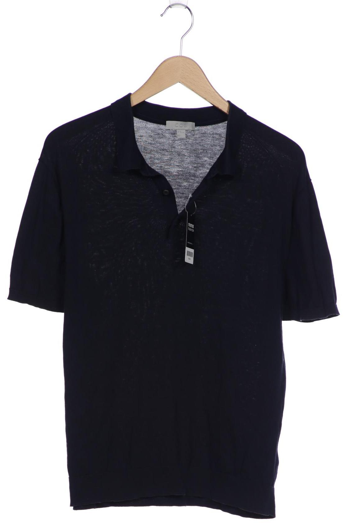 

COS Herren Poloshirt, marineblau, Gr. 54
