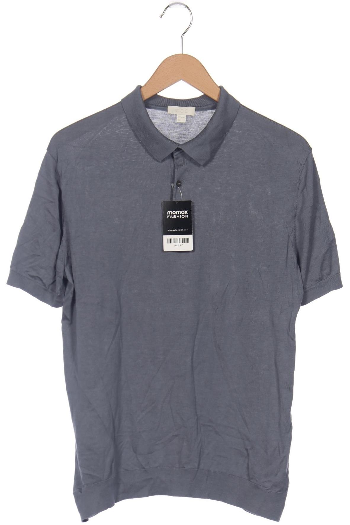 

COS Herren Poloshirt, türkis, Gr. 52