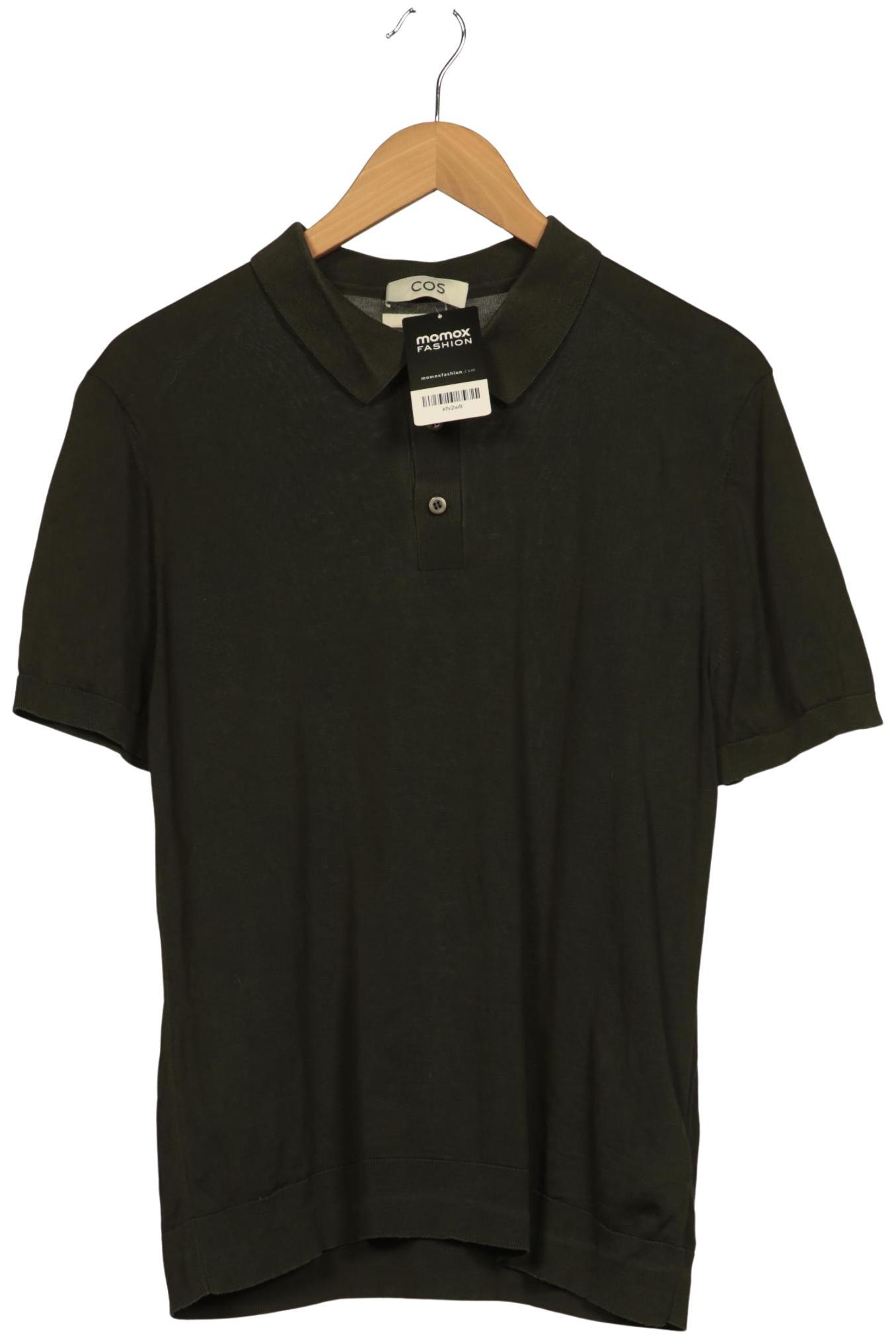 

COS Herren Poloshirt, grün, Gr. 52