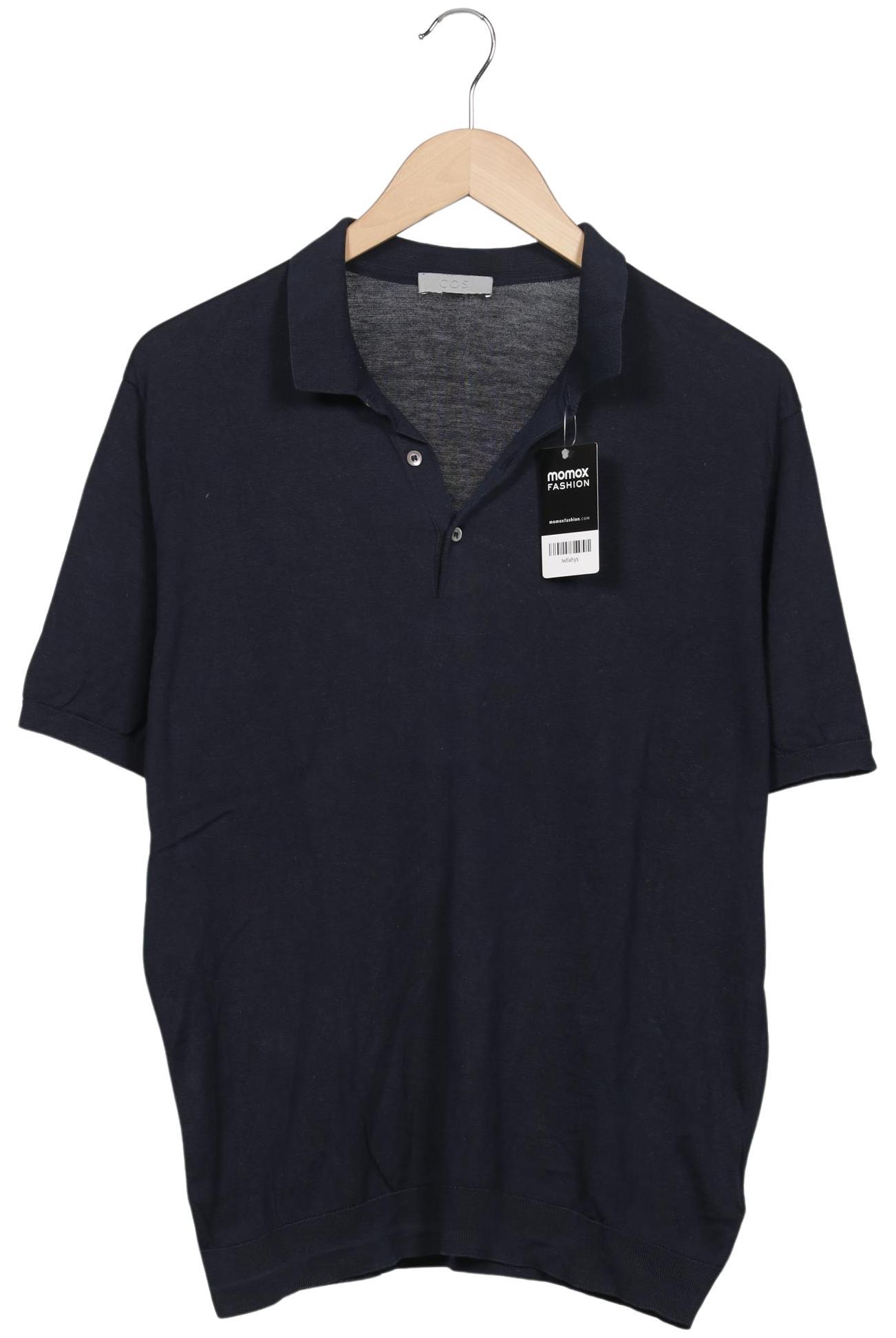 

COS Herren Poloshirt, marineblau, Gr. 52