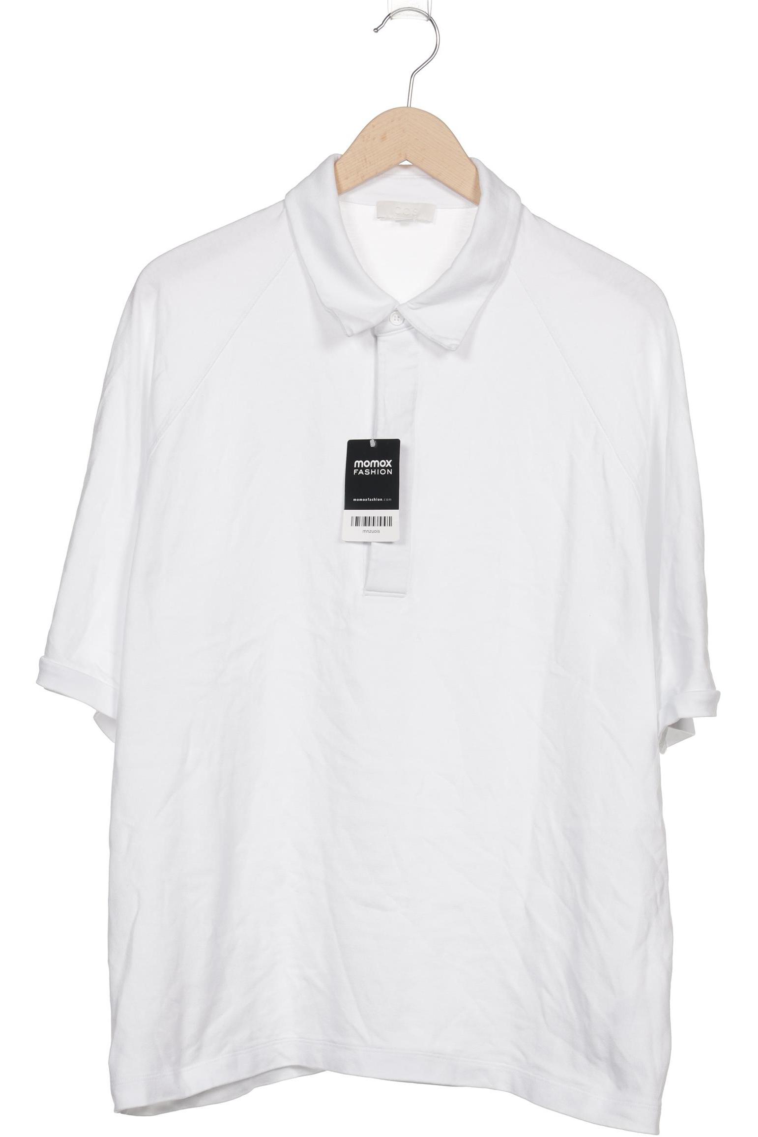 

COS Herren Poloshirt, weiß, Gr. 54