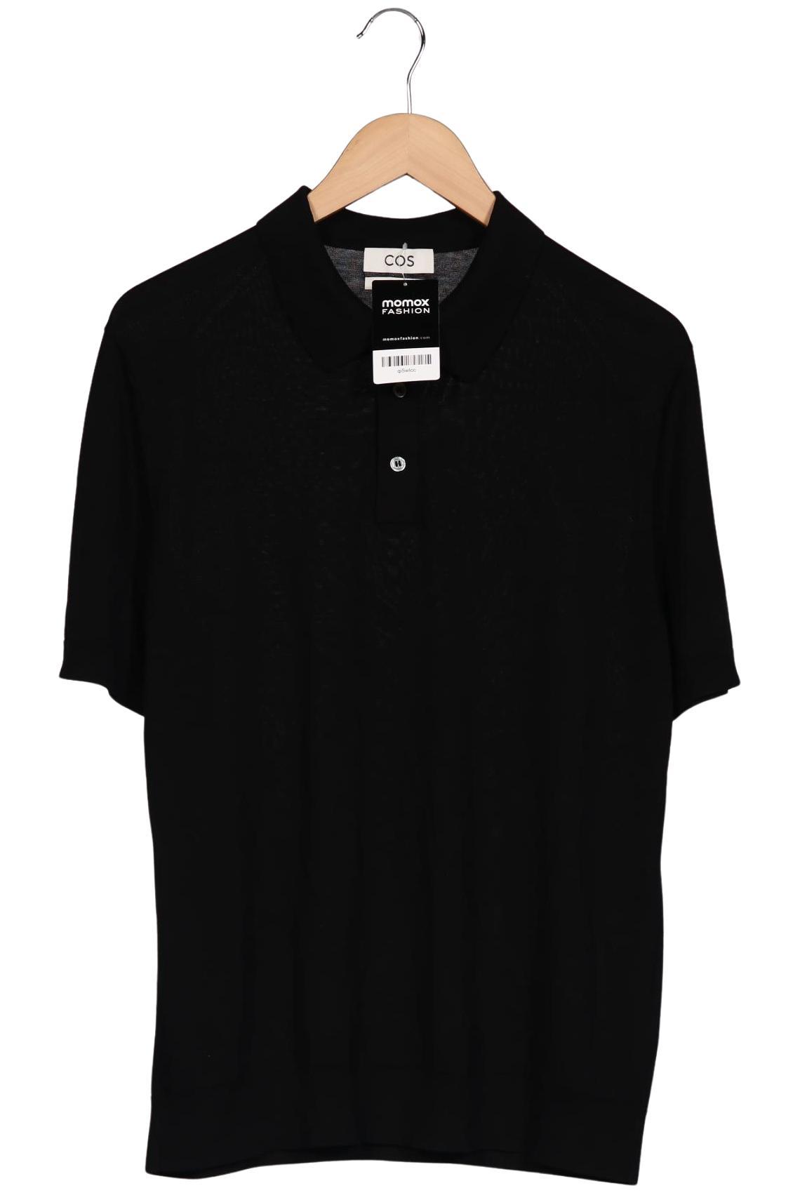 

COS Herren Poloshirt, schwarz, Gr. 52