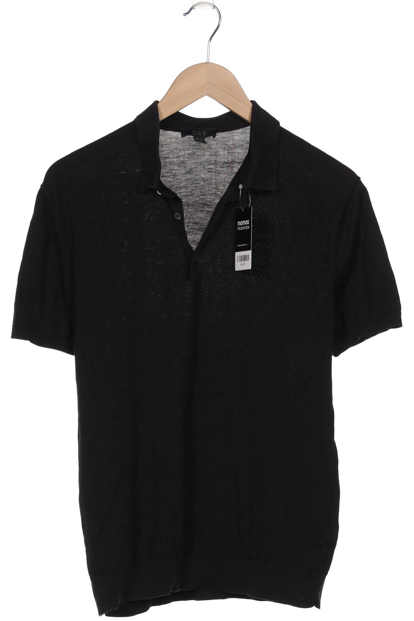 

COS Herren Poloshirt, schwarz, Gr. 46