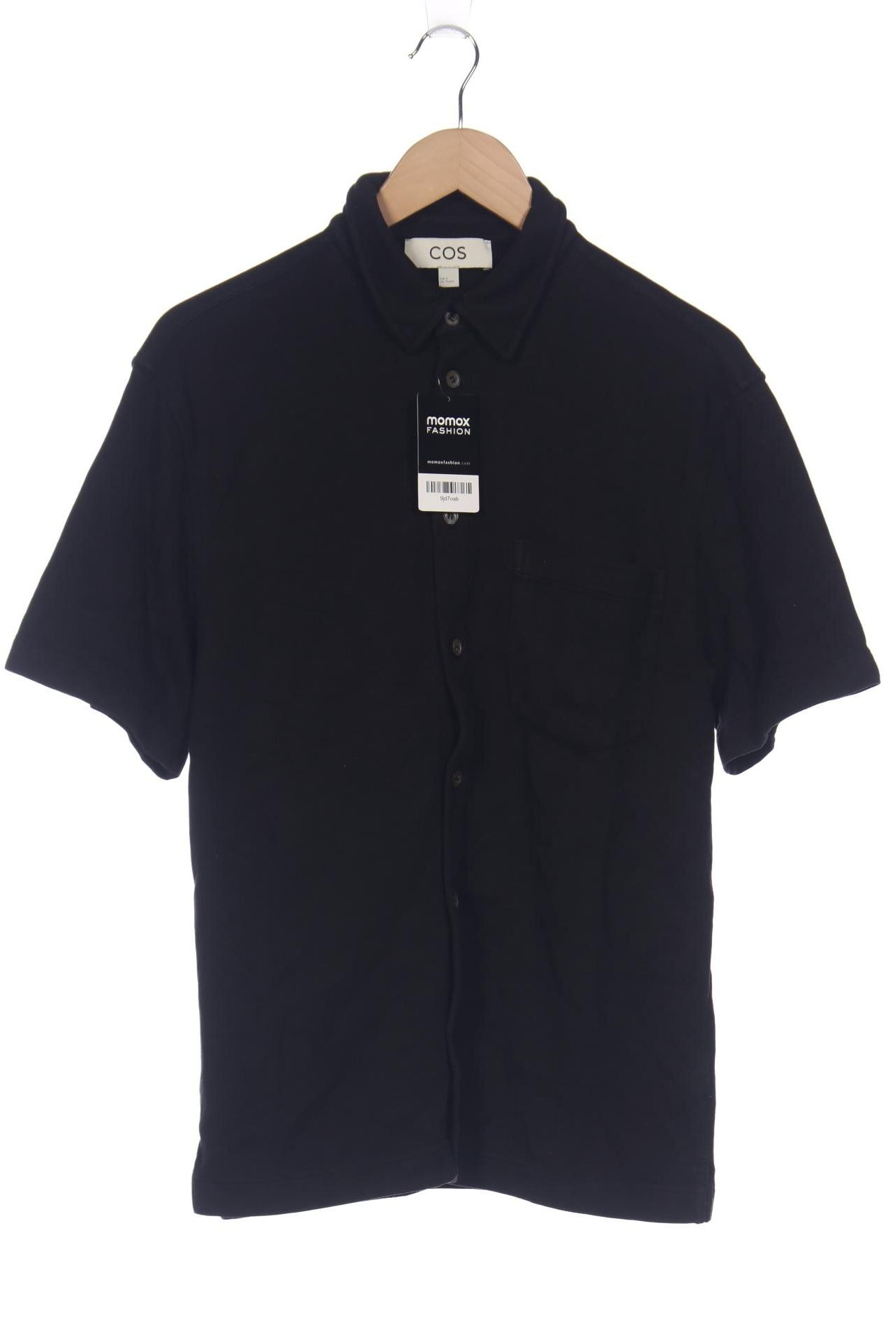 

COS Herren Poloshirt, schwarz, Gr. 46