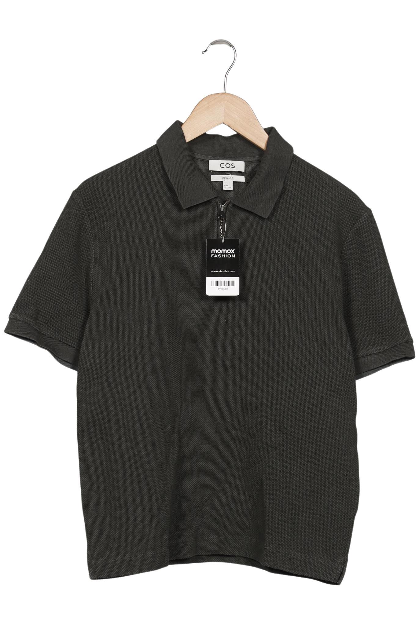 

COS Herren Poloshirt, grün, Gr. 46