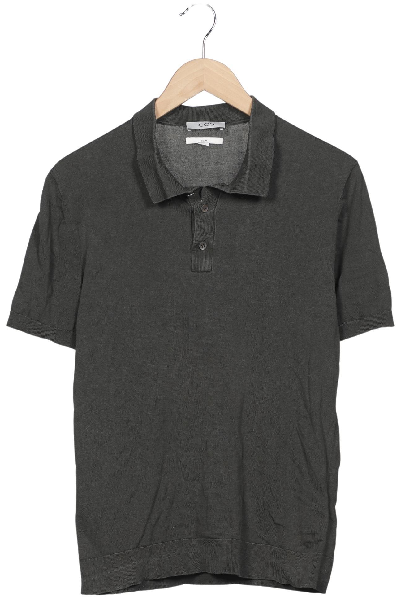 Thumbnail - COS Herren Poloshirt, grau, Gr. 52