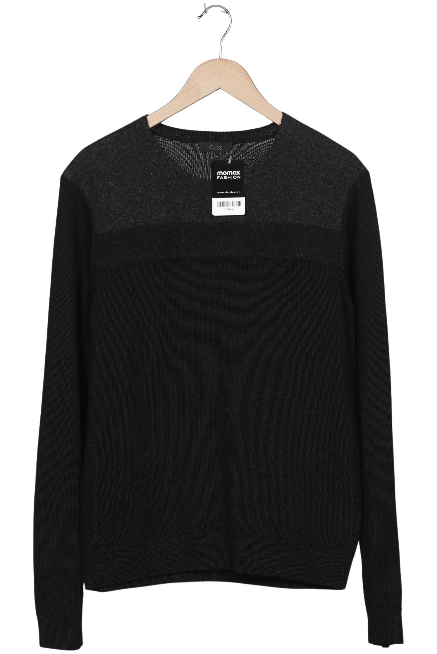 

COS Herren Pullover, schwarz, Gr. 48