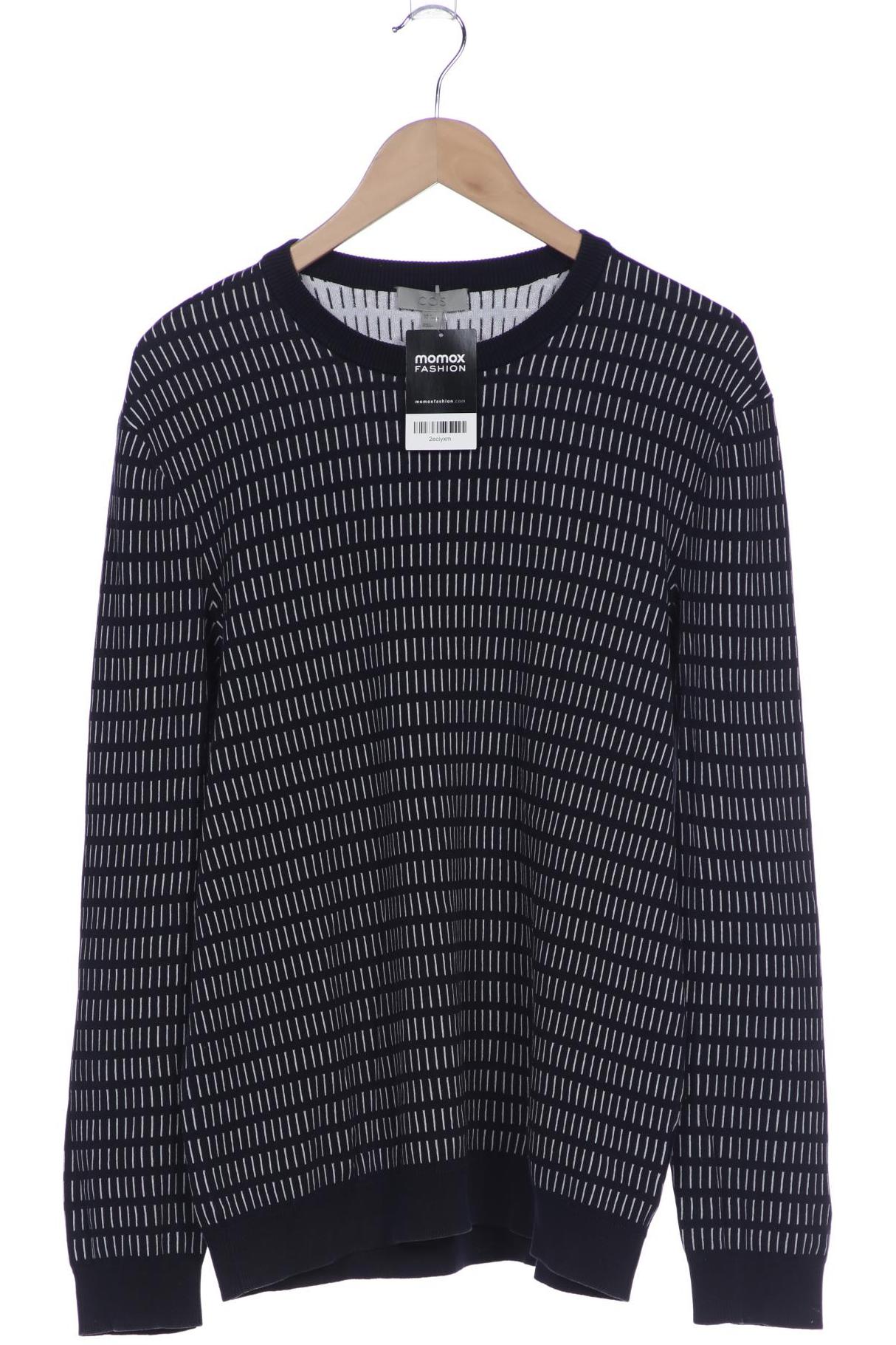 

COS Herren Pullover, marineblau, Gr. 48