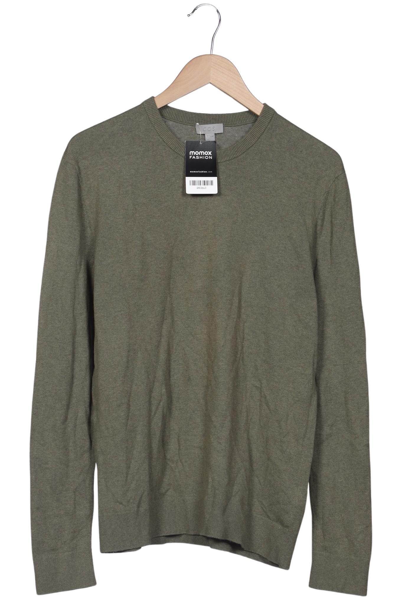 

COS Herren Pullover, grün, Gr. 48