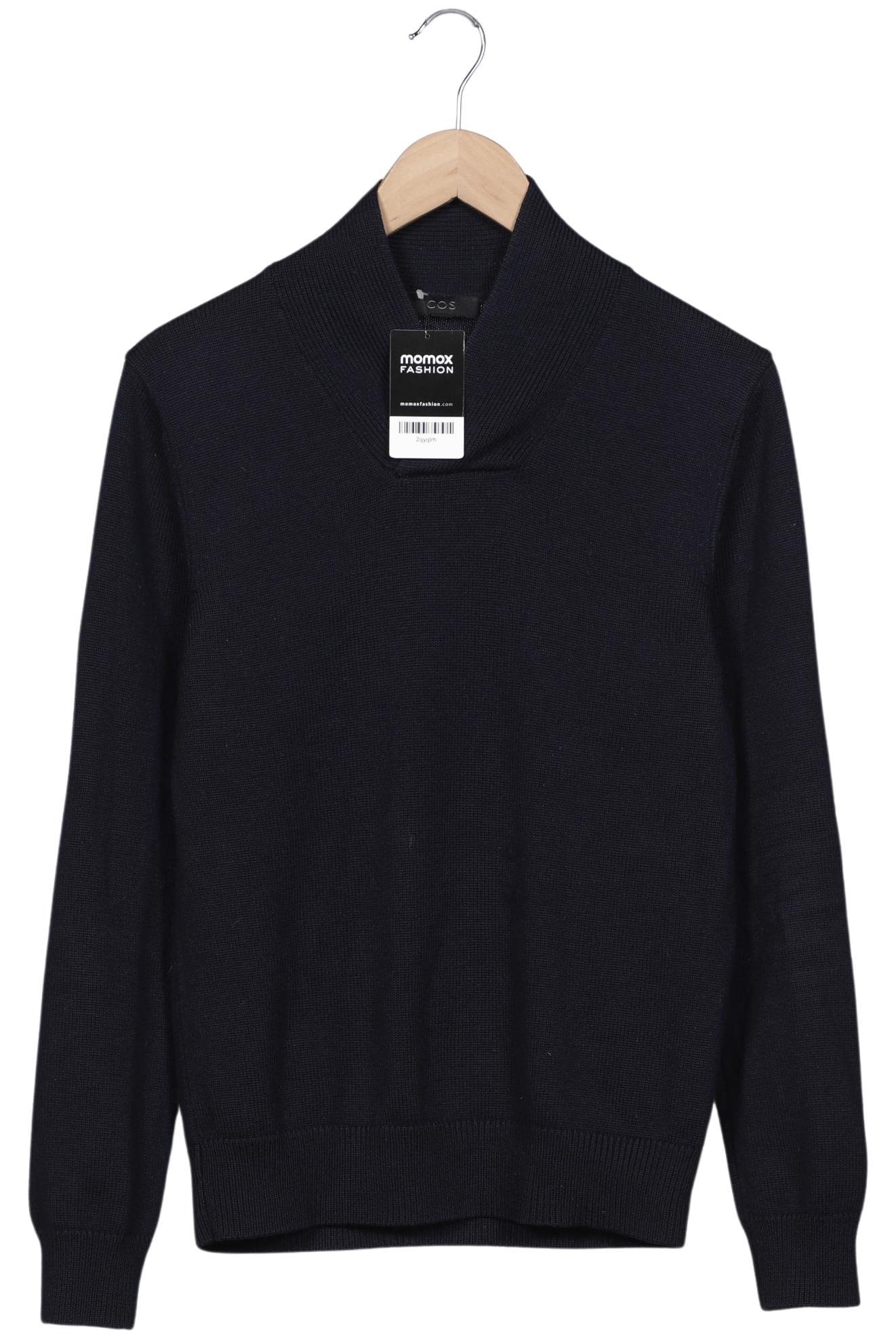 

COS Herren Pullover, marineblau, Gr. 46