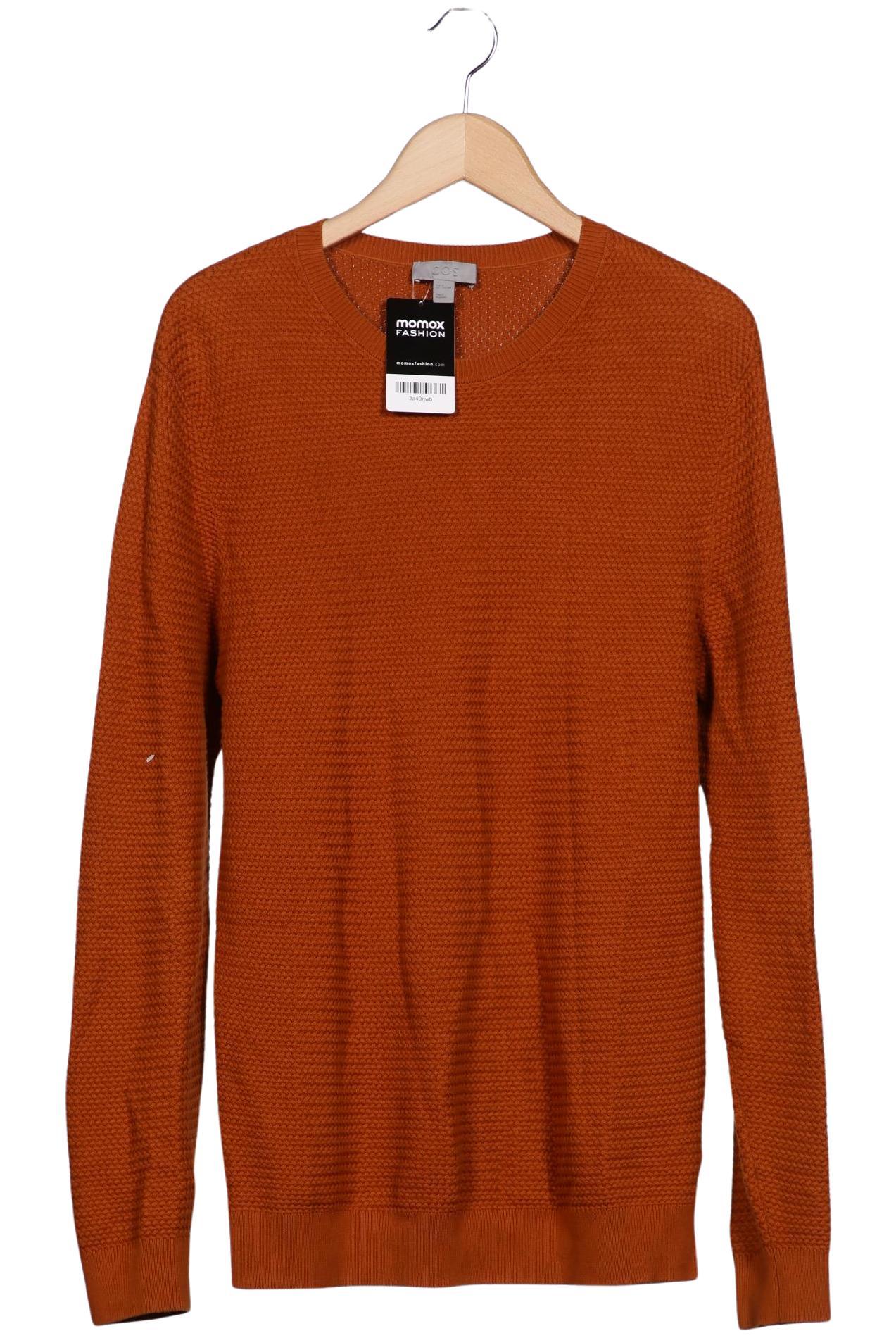 

COS Herren Pullover, orange, Gr. 48