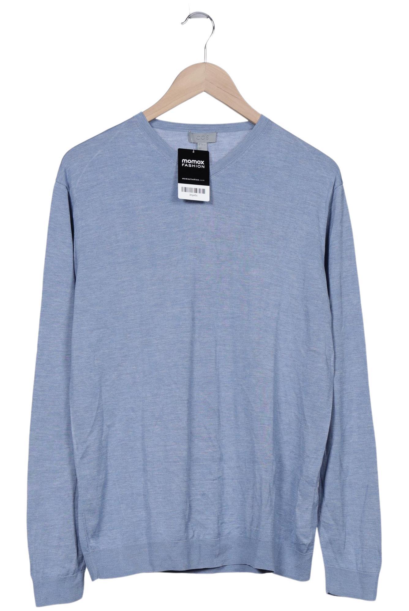 

COS Herren Pullover, blau, Gr. 54