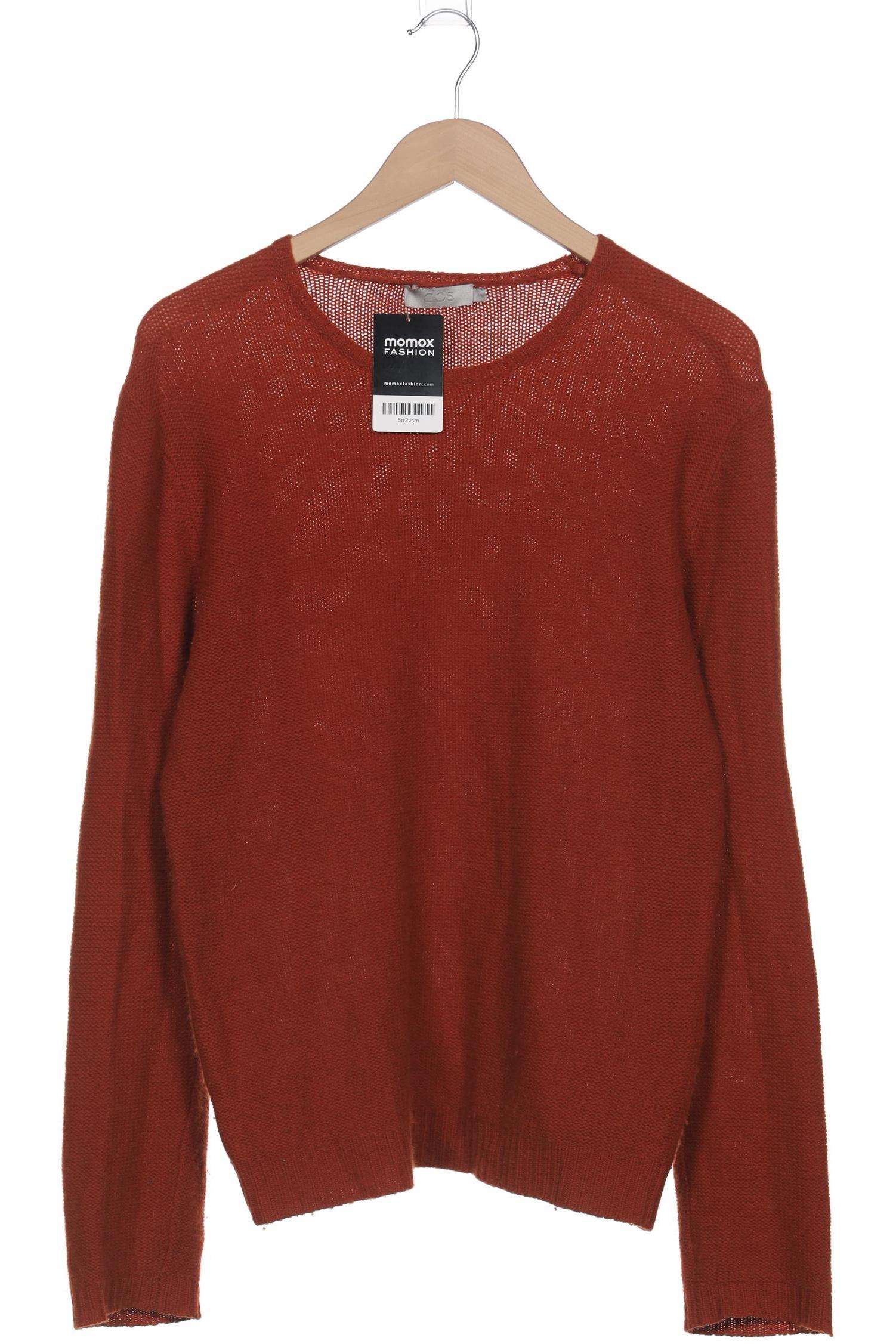 

COS Herren Pullover, orange, Gr. 46