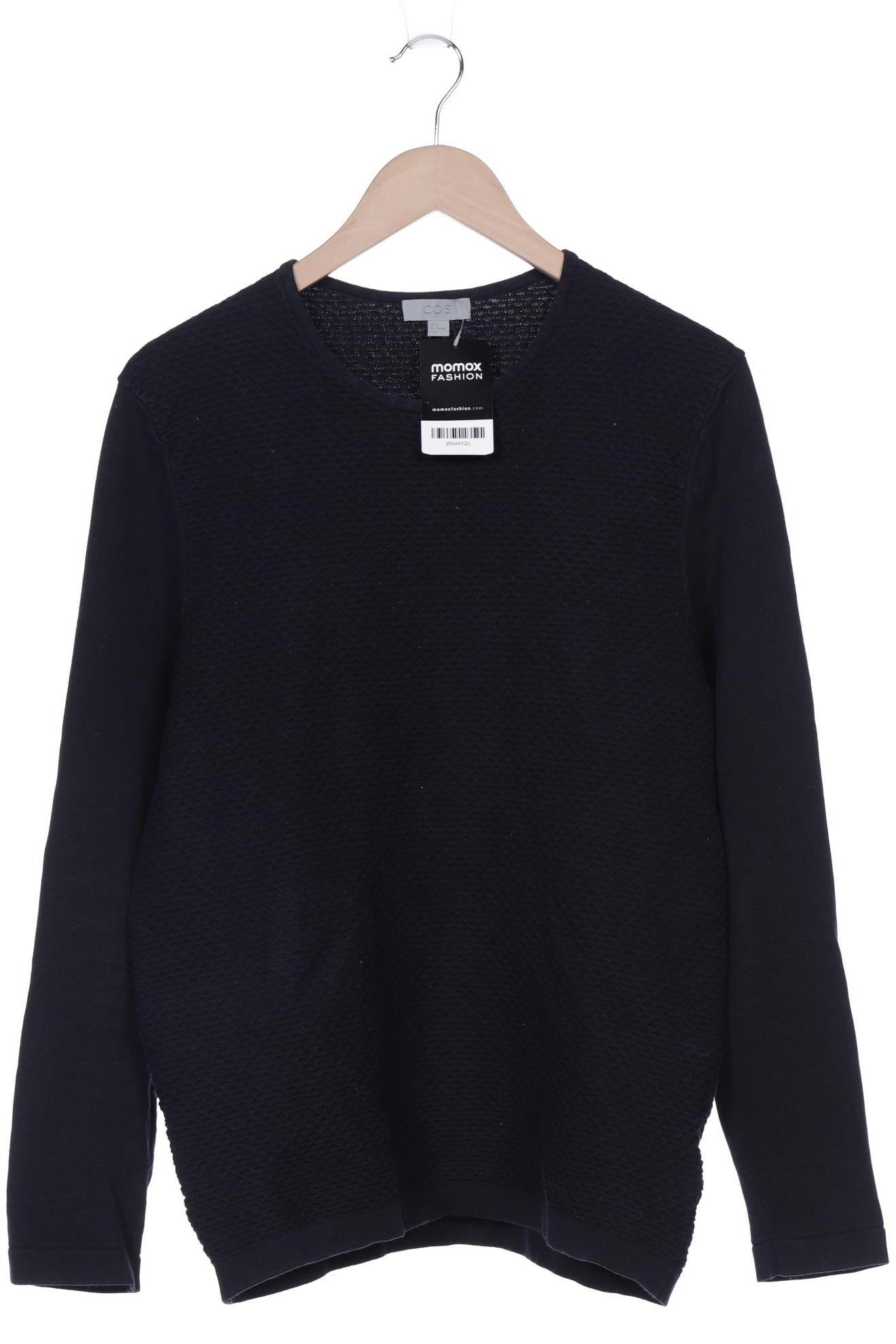 

COS Herren Pullover, marineblau, Gr. 48