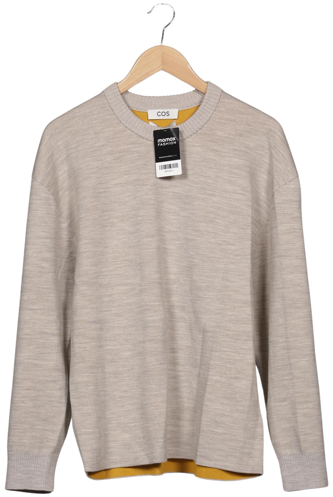 

COS Herren Pullover, beige, Gr. 46