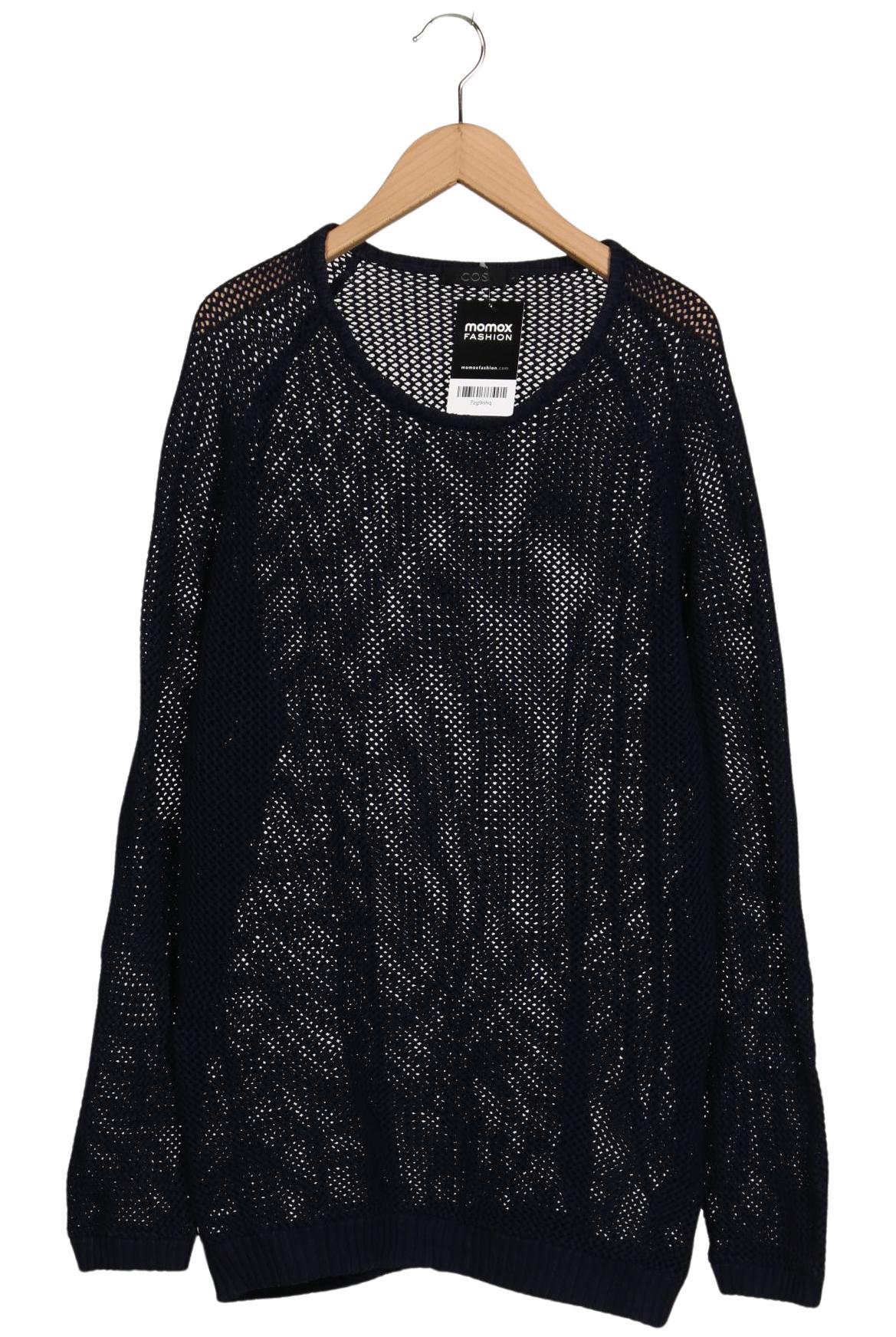 

COS Herren Pullover, marineblau, Gr. 52
