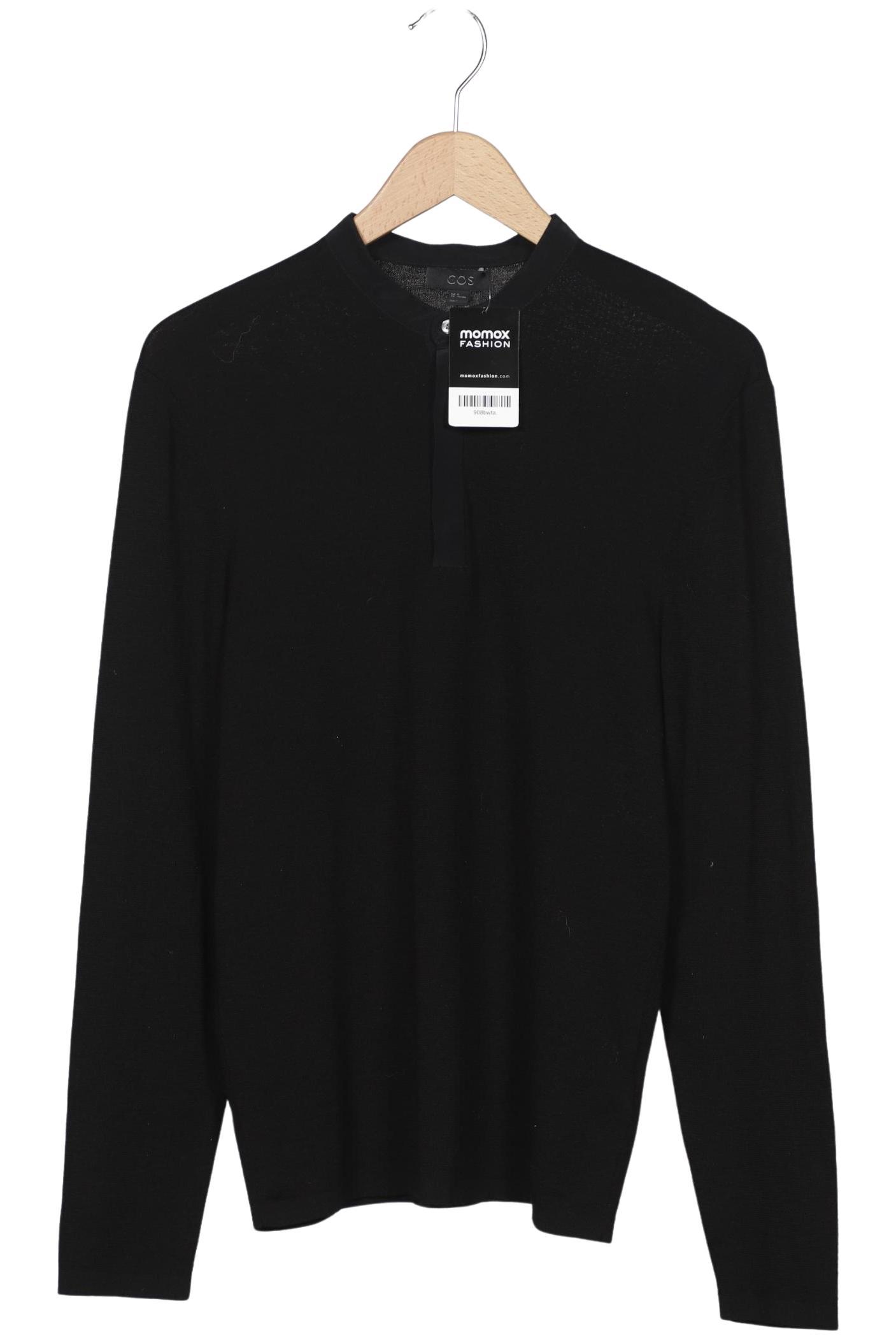 

COS Herren Pullover, schwarz, Gr. 48