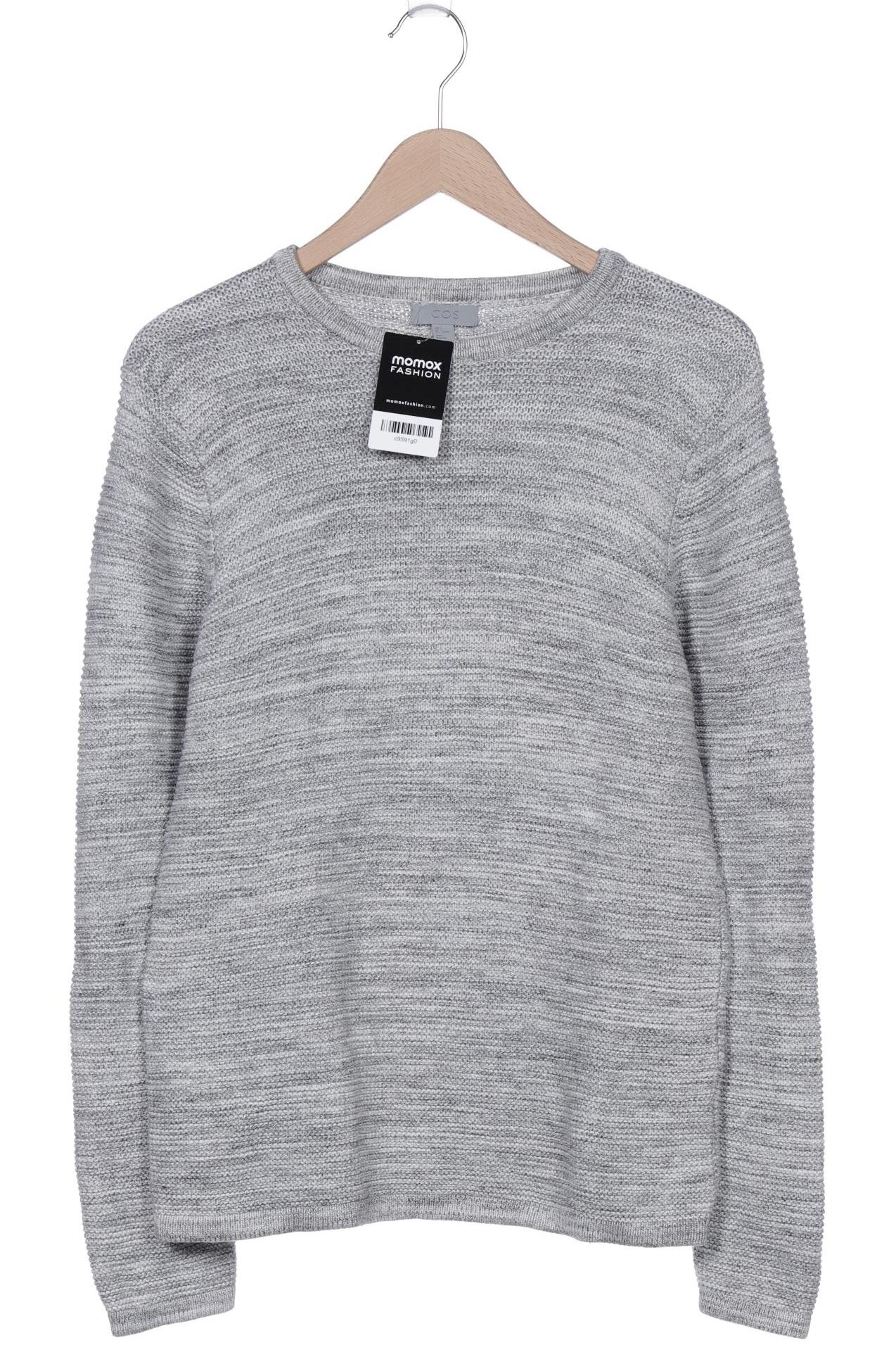 

COS Herren Pullover, grau, Gr. 46