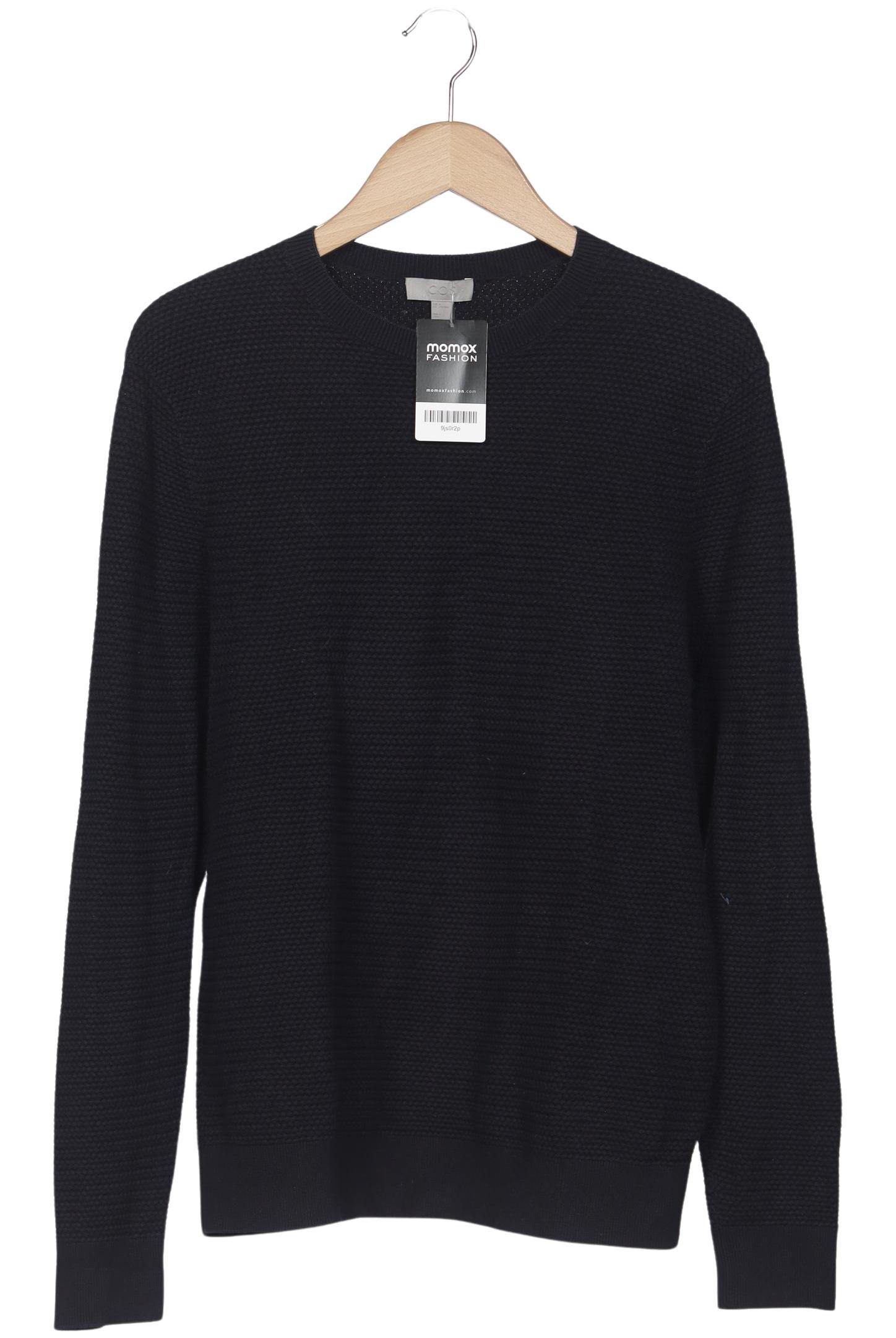 

COS Herren Pullover, marineblau, Gr. 48