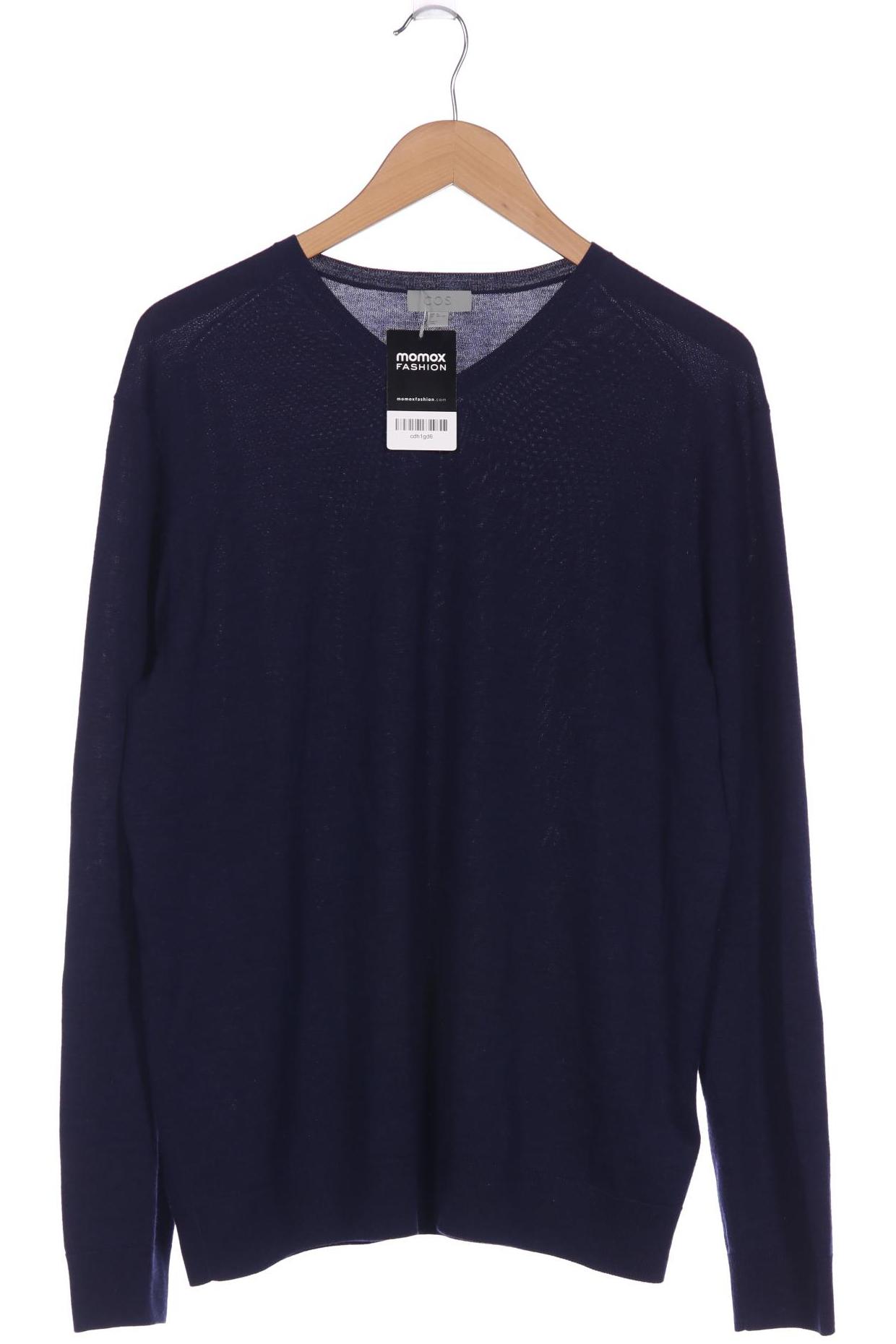 

COS Herren Pullover, marineblau, Gr. 54