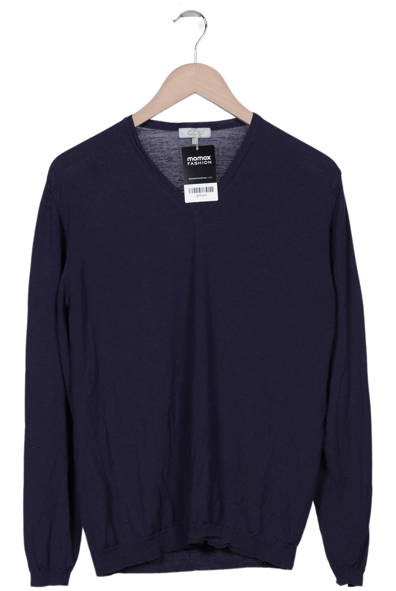 

COS Herren Pullover, marineblau, Gr. 52