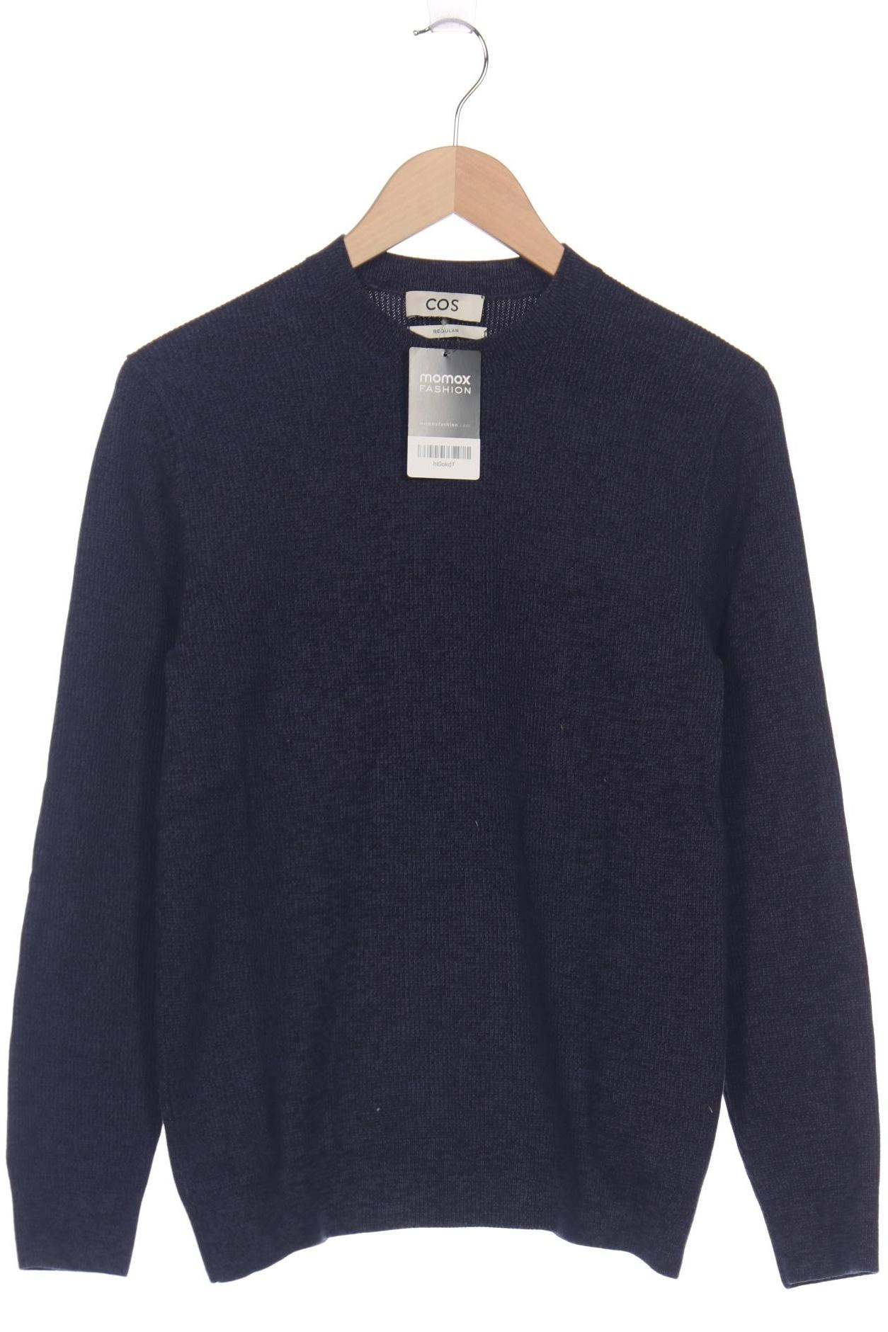 

COS Herren Pullover, marineblau, Gr. 46